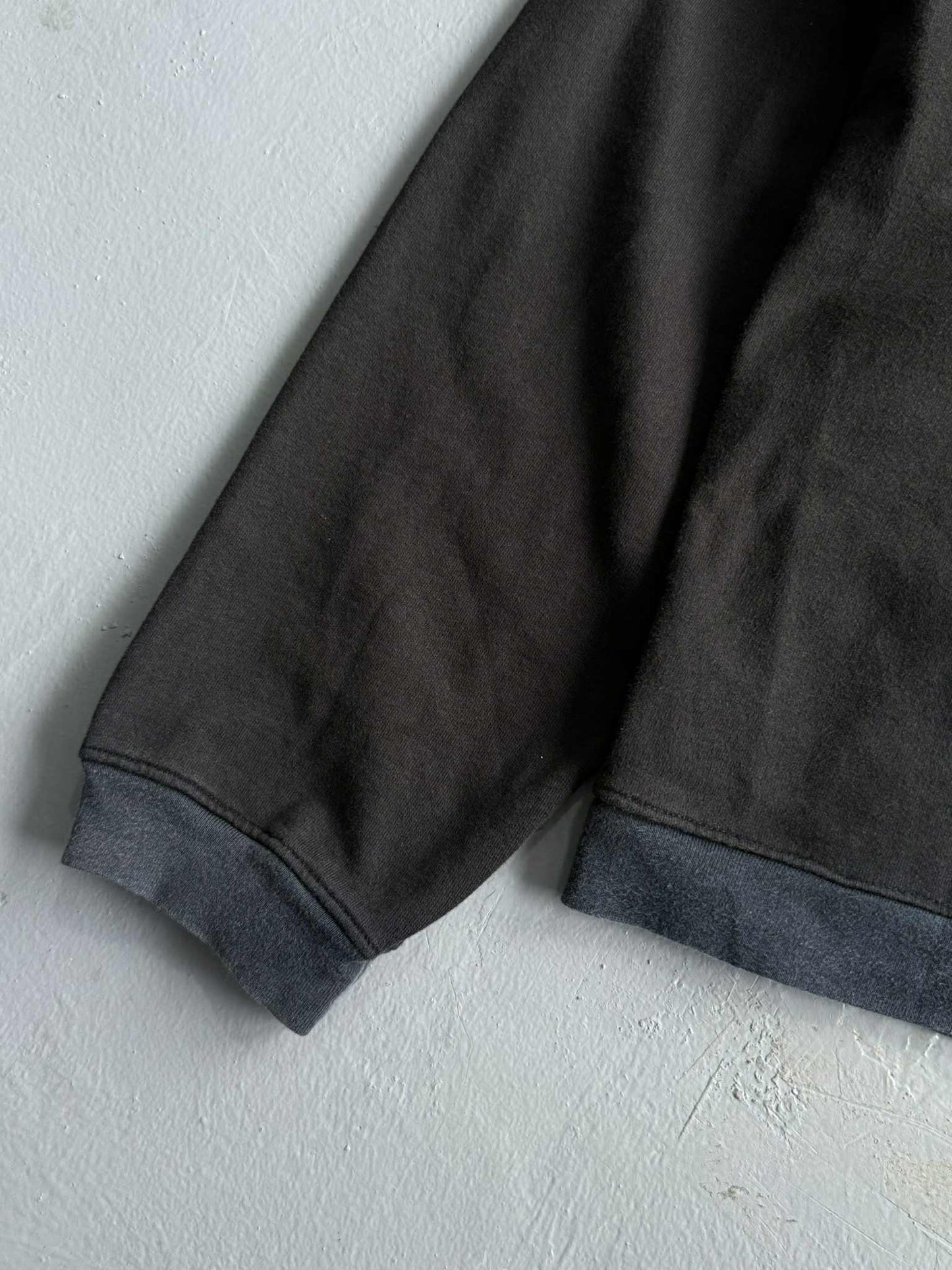 Rare Vintage Chrome Hearts Leather Patch Zip Hoodie