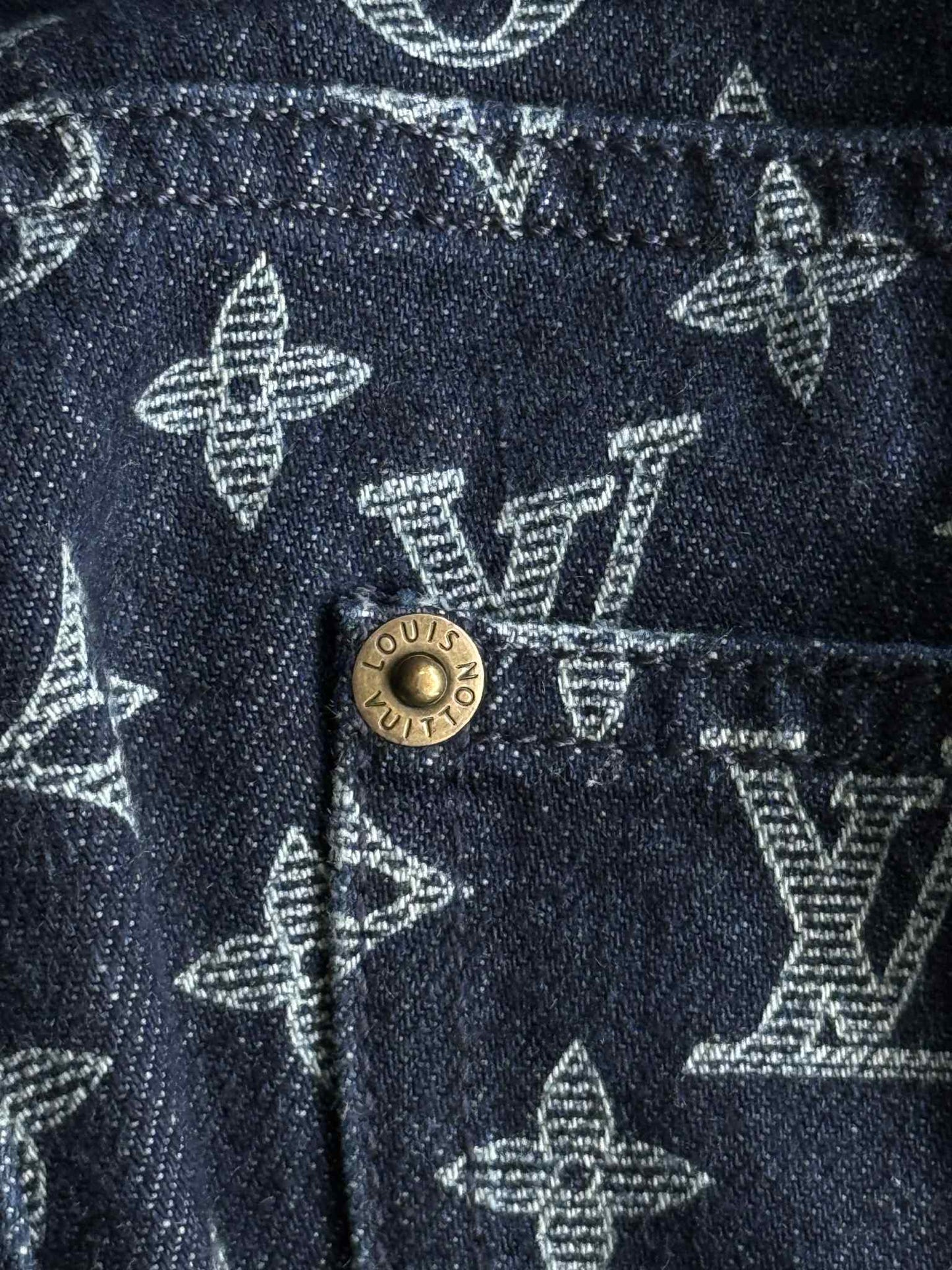 Louis Vuitton Kim Jones Era Monogram Denim Pants