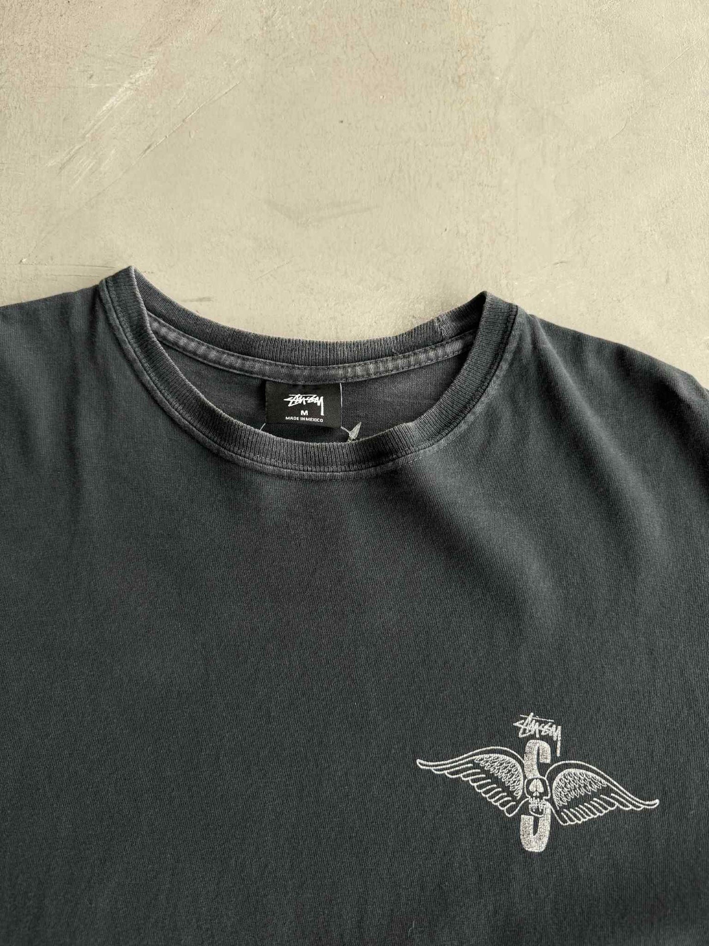 Stussy Skull wing Black shirt