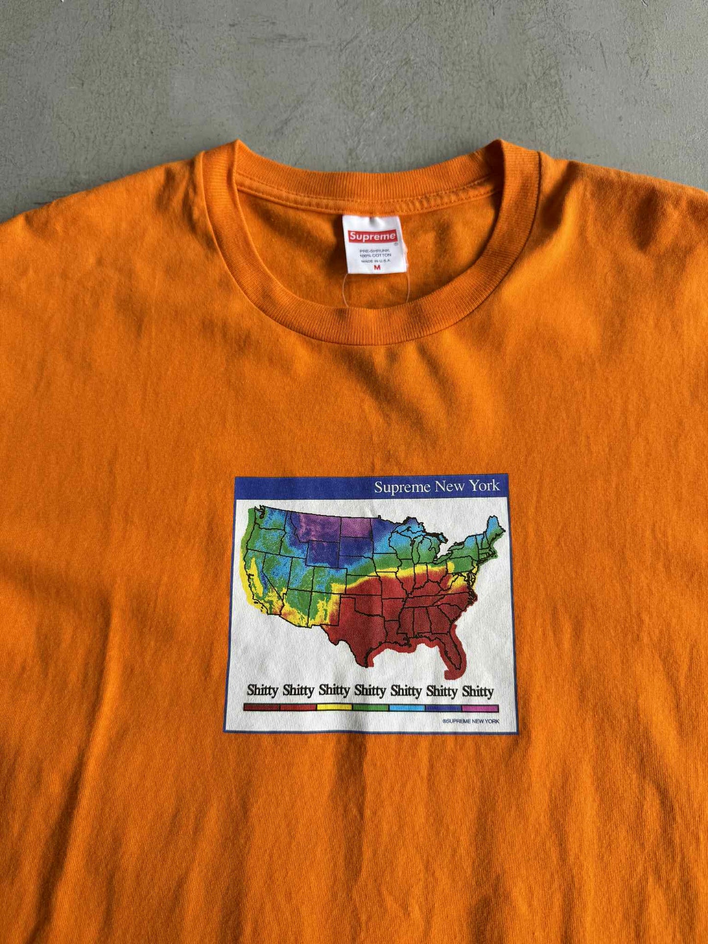 Supreme Weather Orange Tee