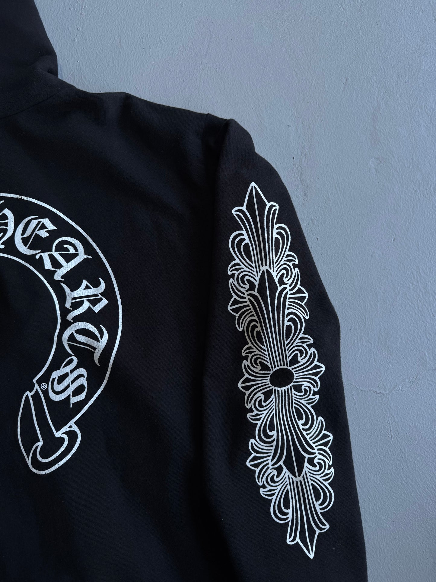 Chrome Hearts Horseshoe Floral Hoodie