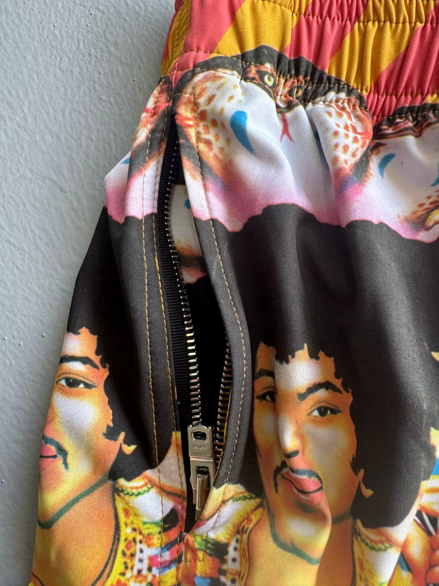Amiri x Jimi Hendrix Nylon Shorts
