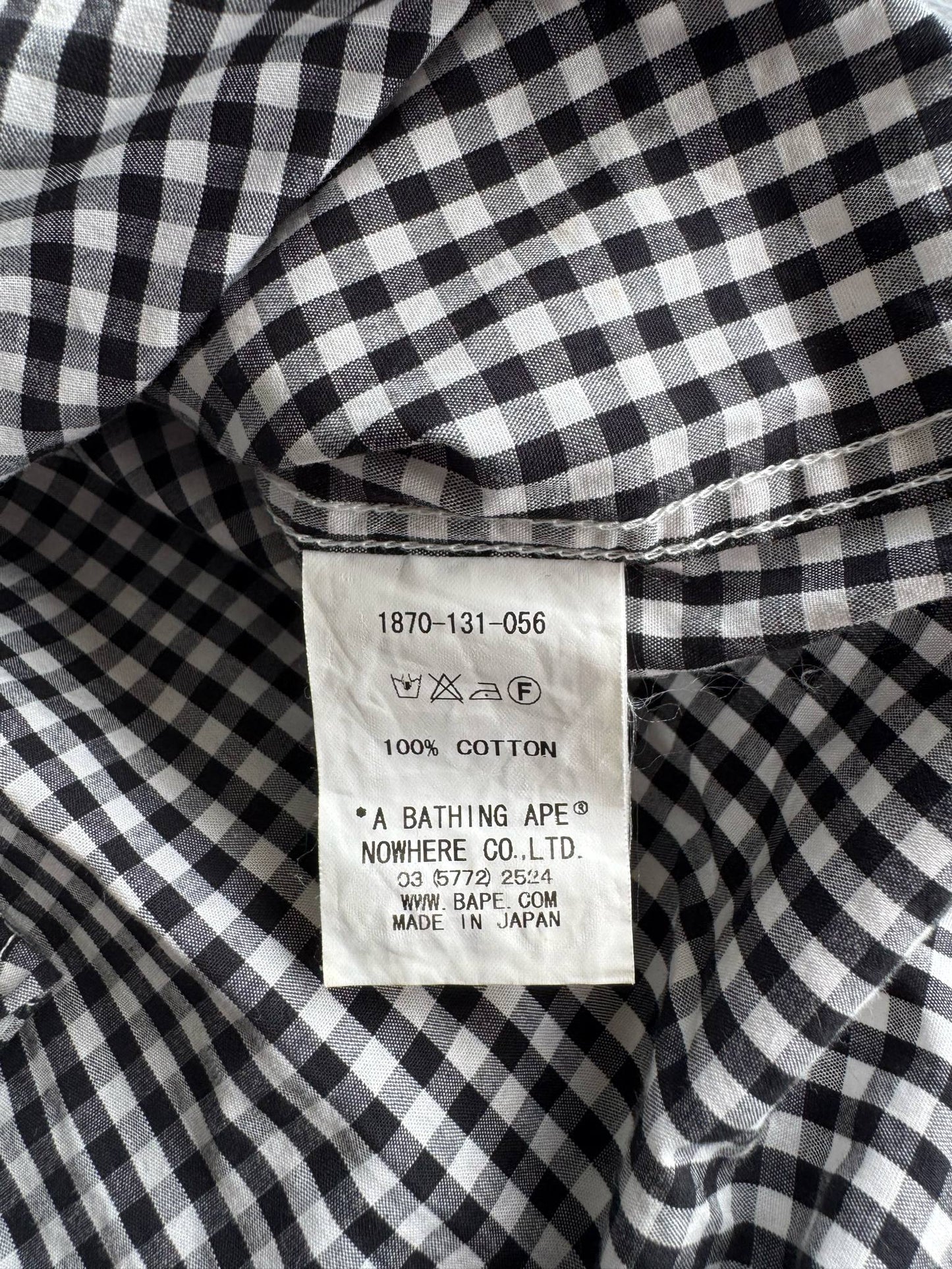 Bape Checkered Polo Buttondown