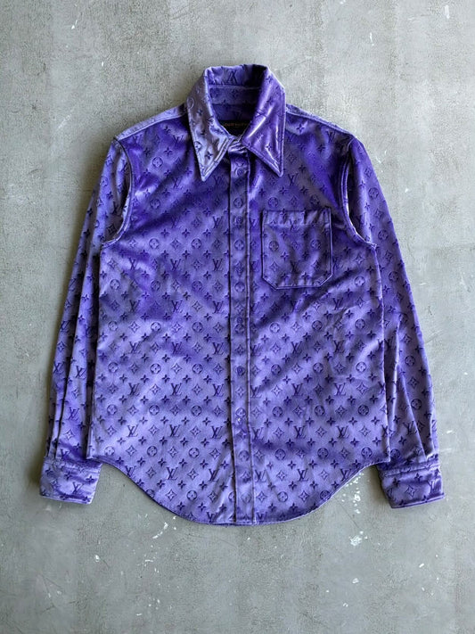 Louis Vuitton Velvet Monogram Shirt