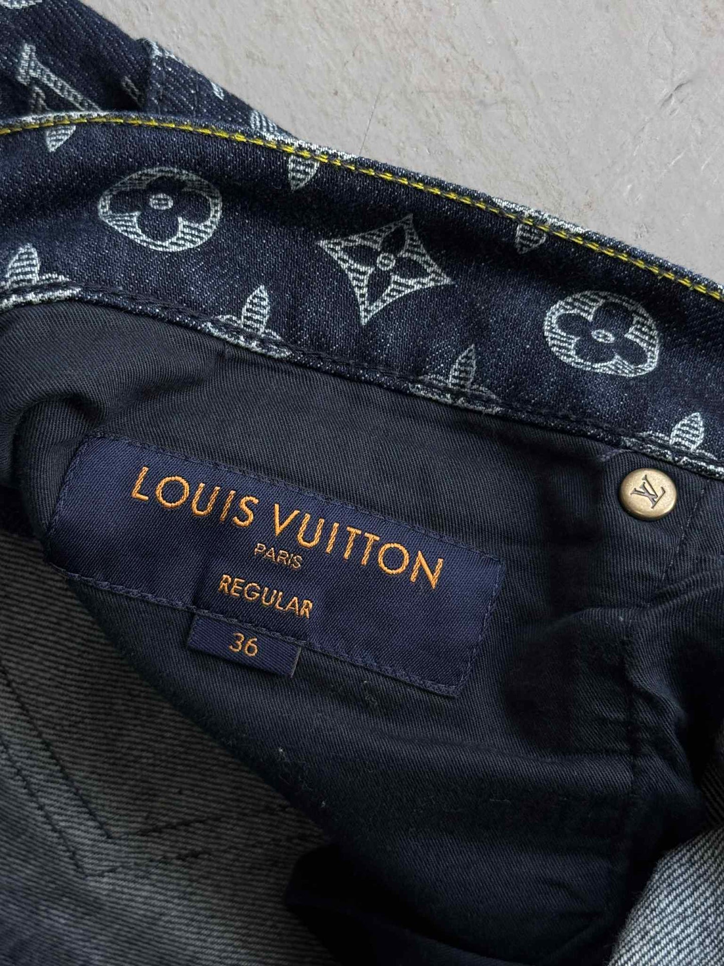 Louis Vuitton Kim Jones Era Monogram Denim Pants