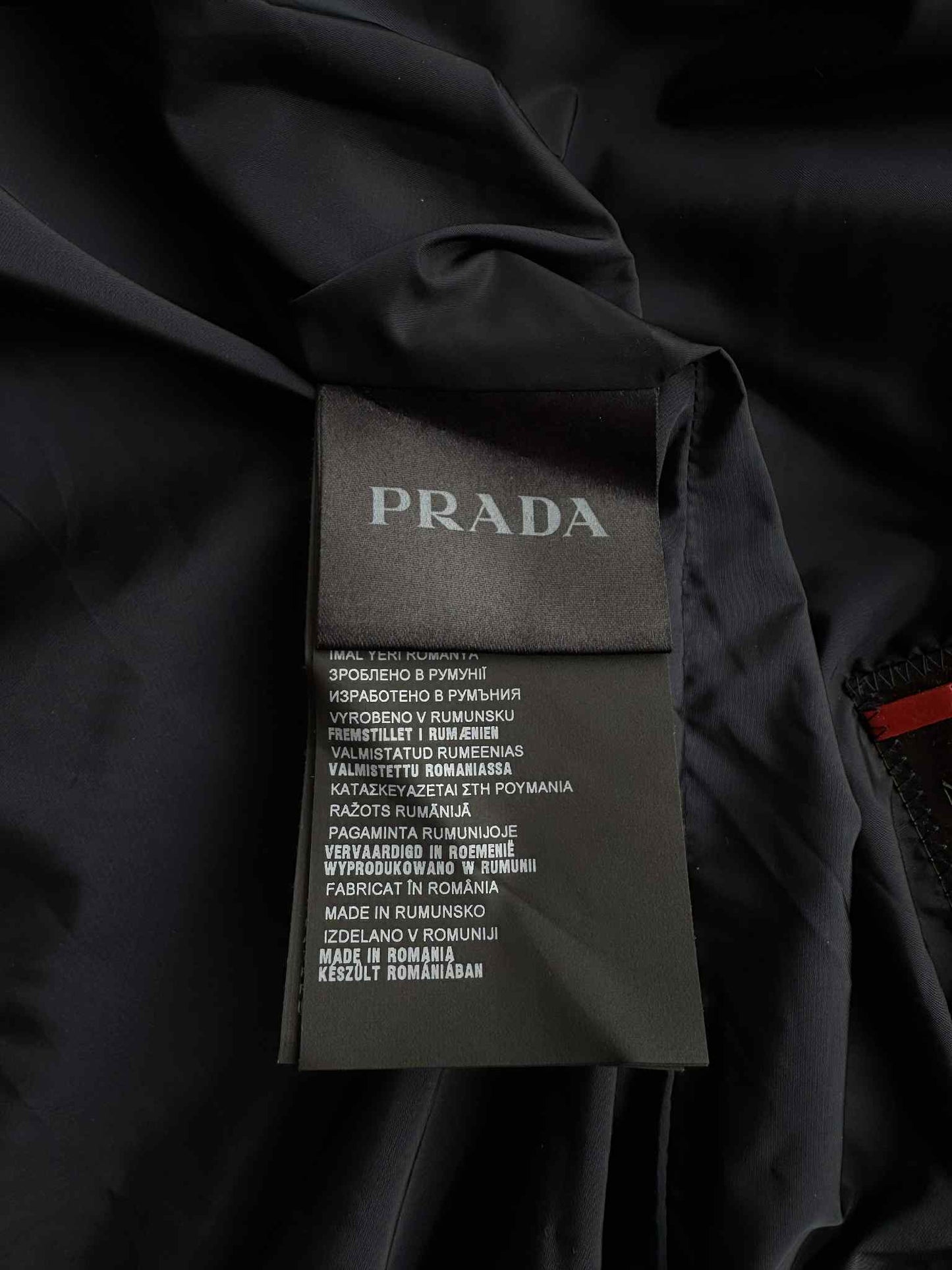 Prada Red Tab Jacket
