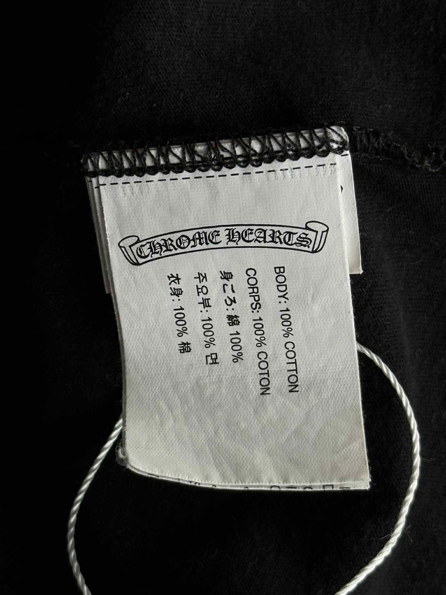 Chrome Hearts Orange Stripes Logo Tee