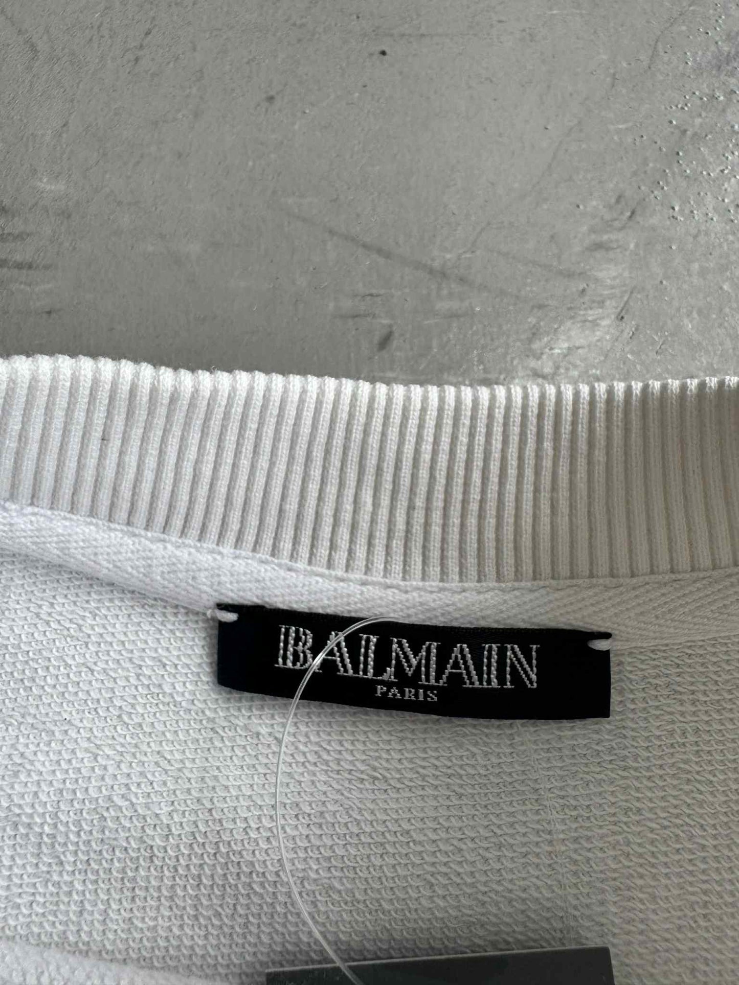 Balmain Logo Print Sweatshirt