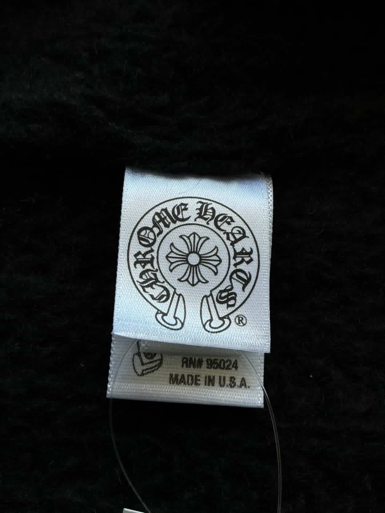 Chrome Hearts Cross Patch Cashmere Cape