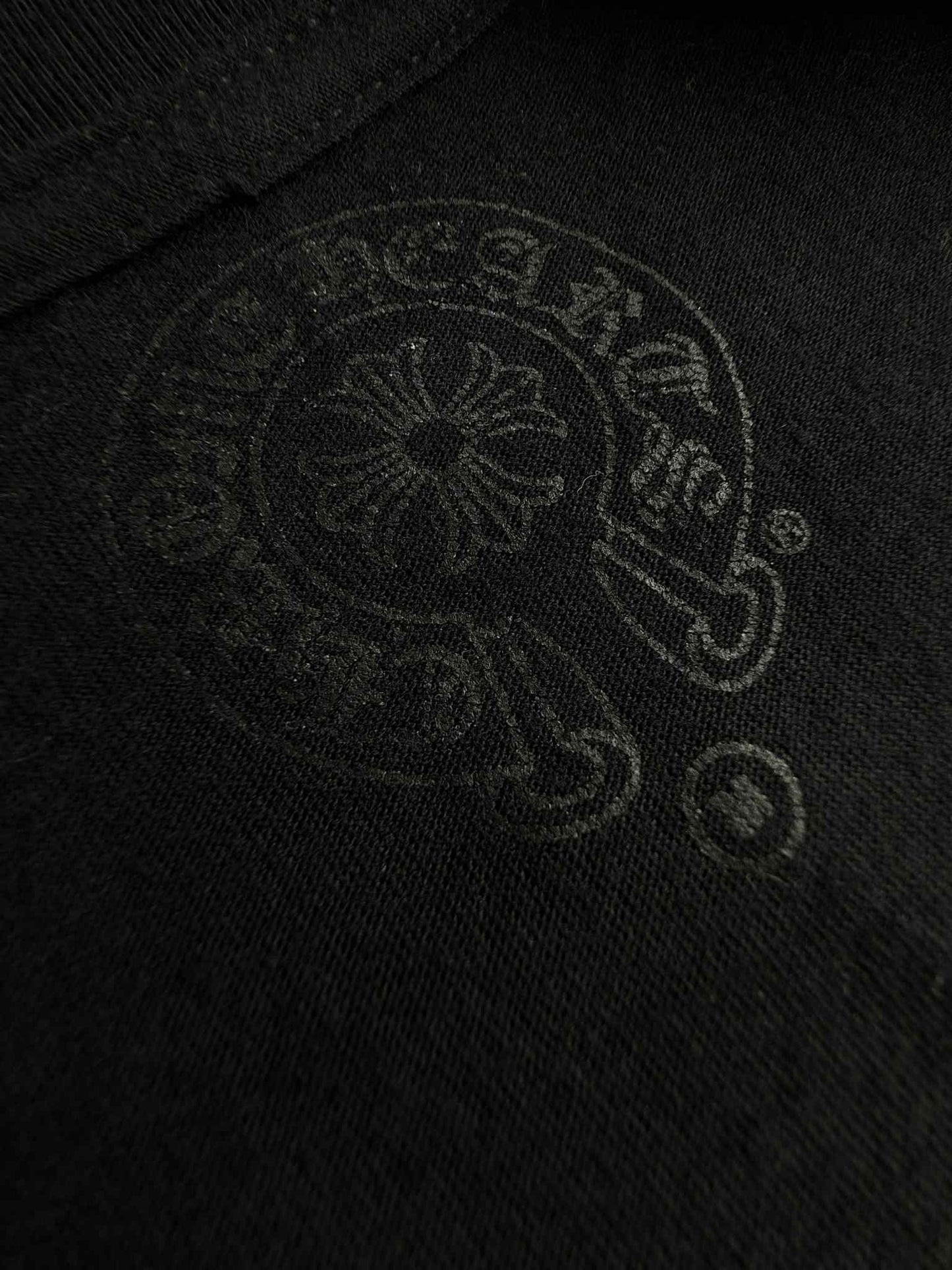 Chrome Hearts Black Horseshoe Tee