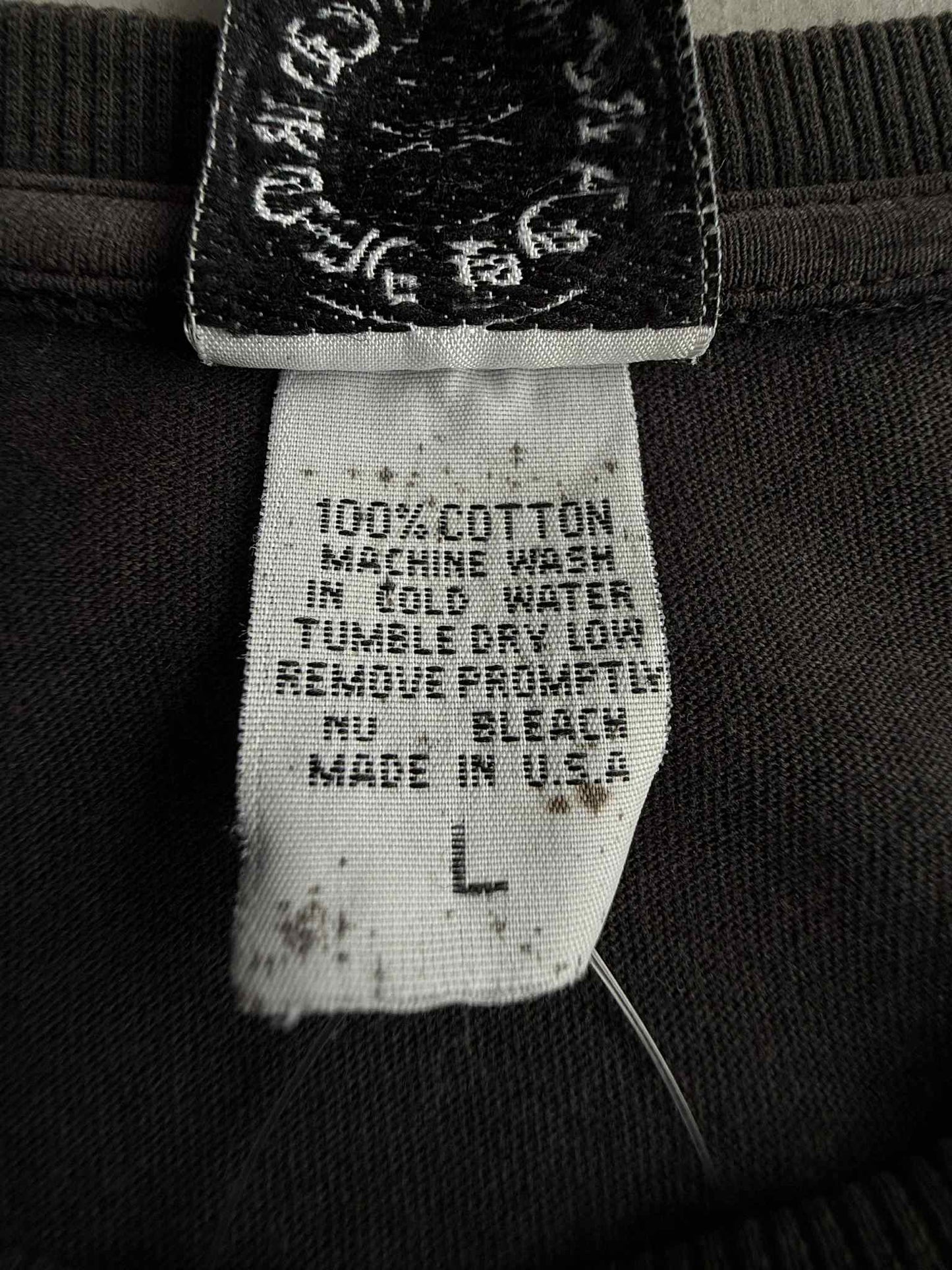 Chrome Hearts Rolling Stone Floral Horseshoe Longsleeve Shirt