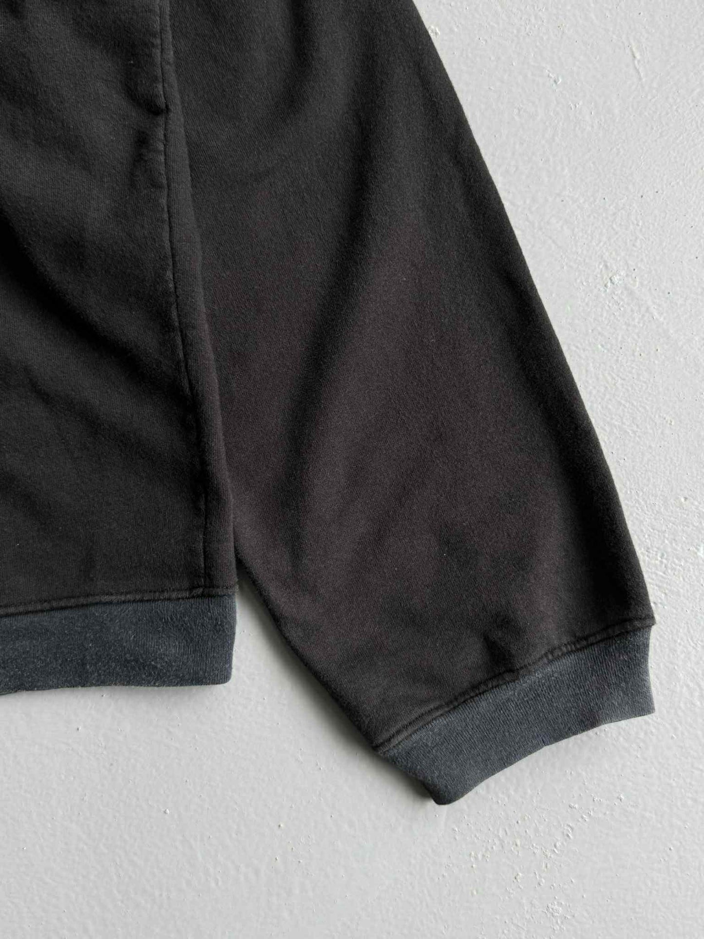 Rare Vintage Chrome Hearts Leather Patch Zip Hoodie