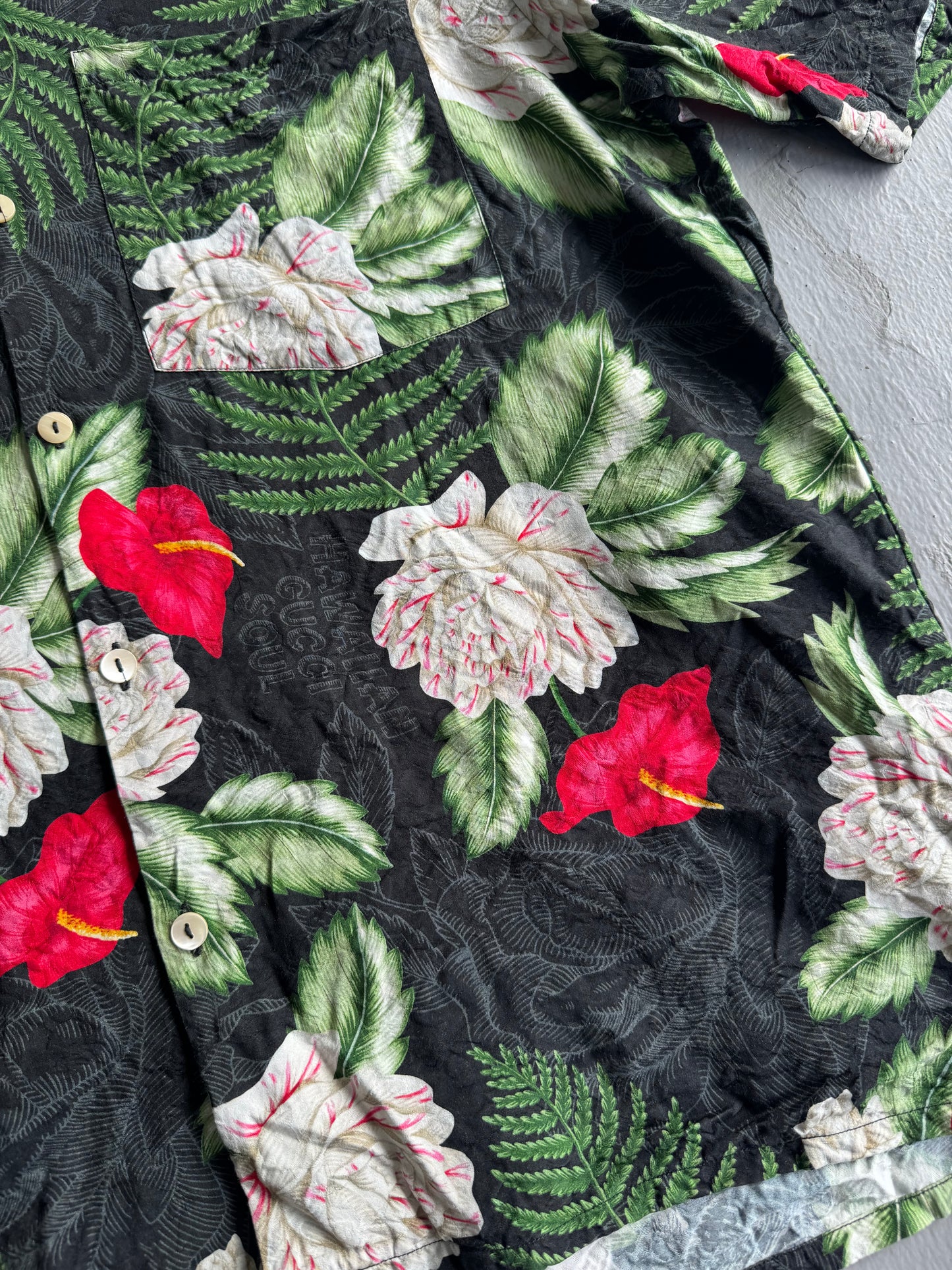 Gucci Polo Button Down Floral