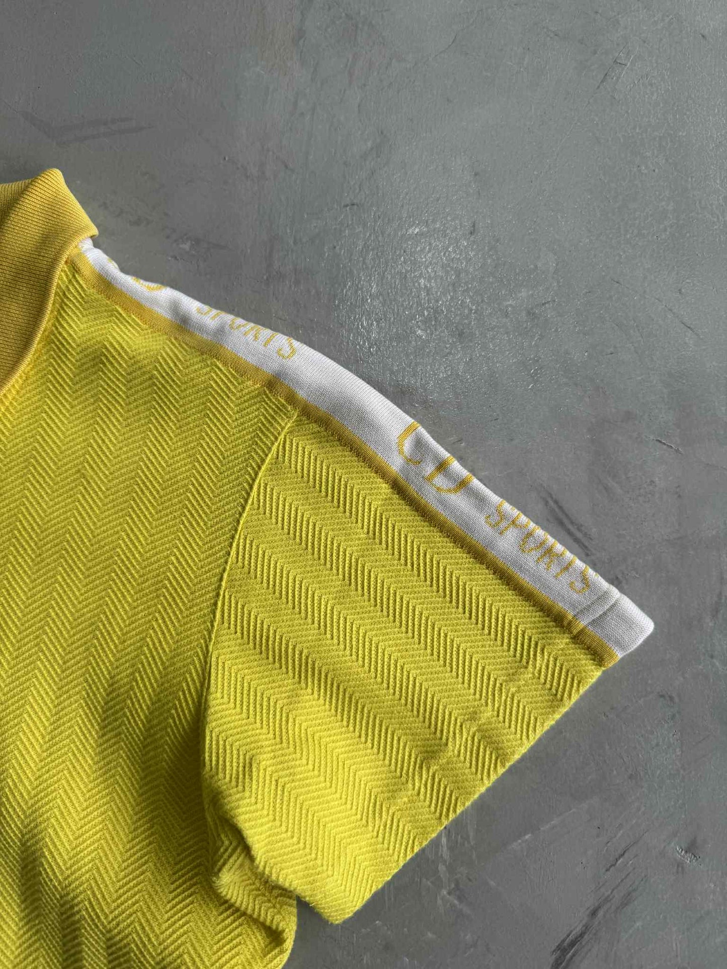 Vintage Christian Dior Sports Yellow Polo shirt
