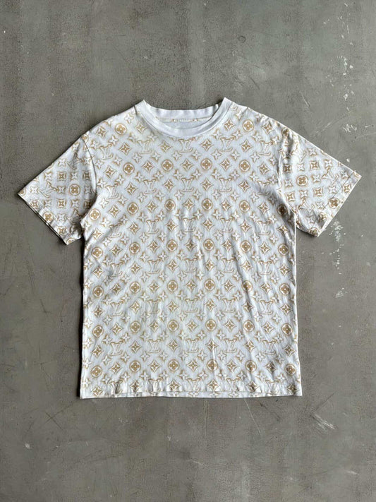 Louis Vuitton White Monogram Tee