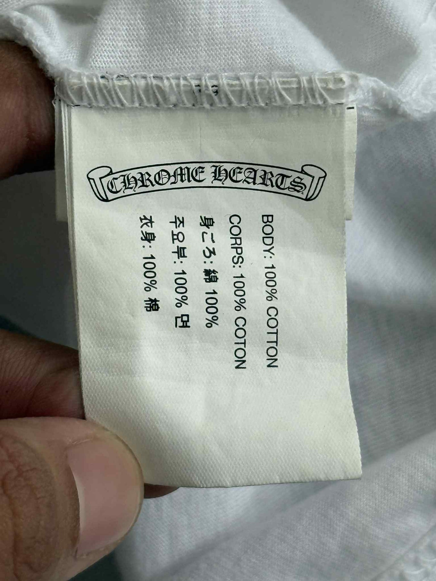 Chrome Hearts Plus Cross Hollywood Tee