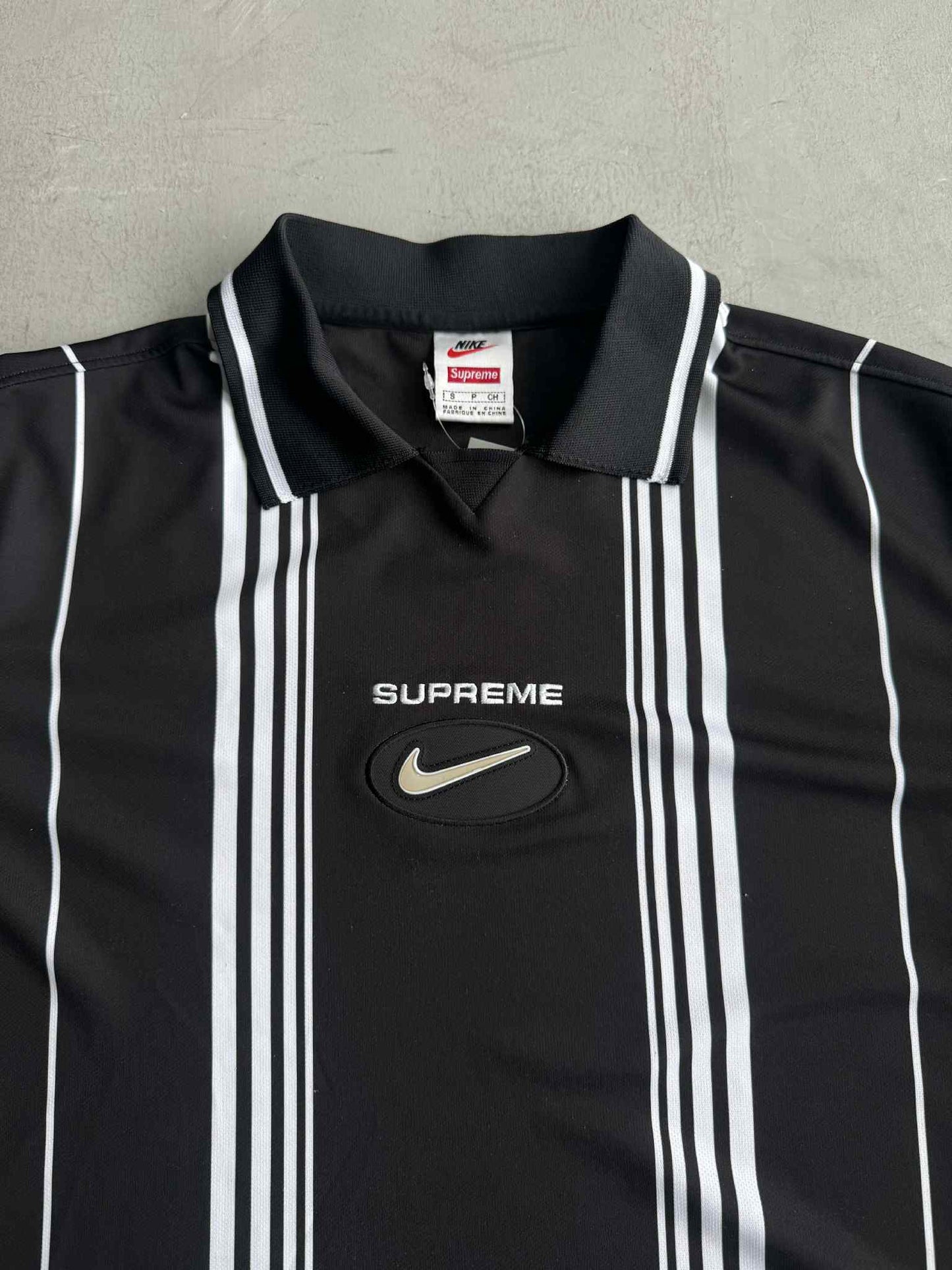 Supreme Nike Jewel Stripe Soccer Jersey