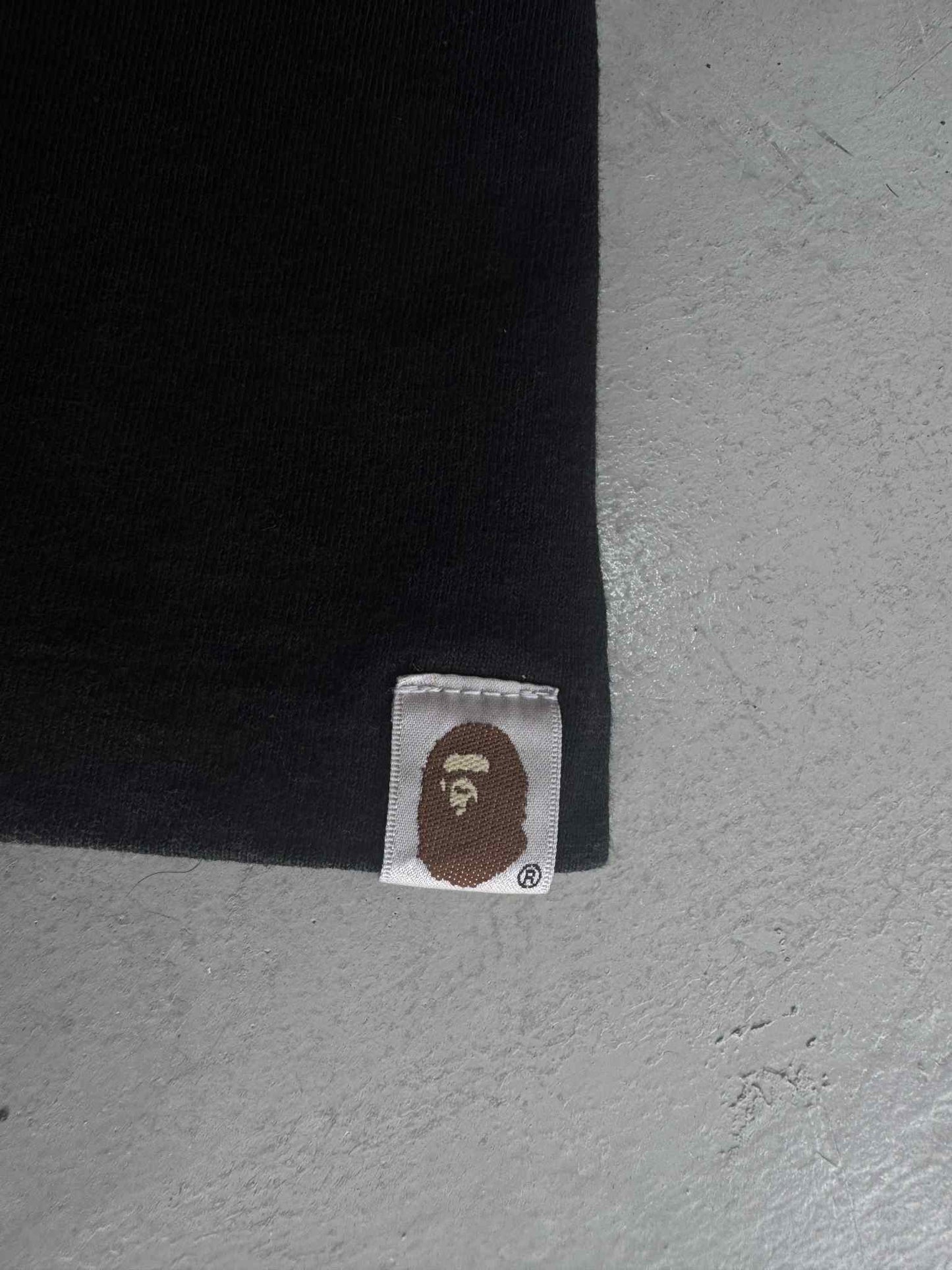 Bape Big Head Camou Black Shirt