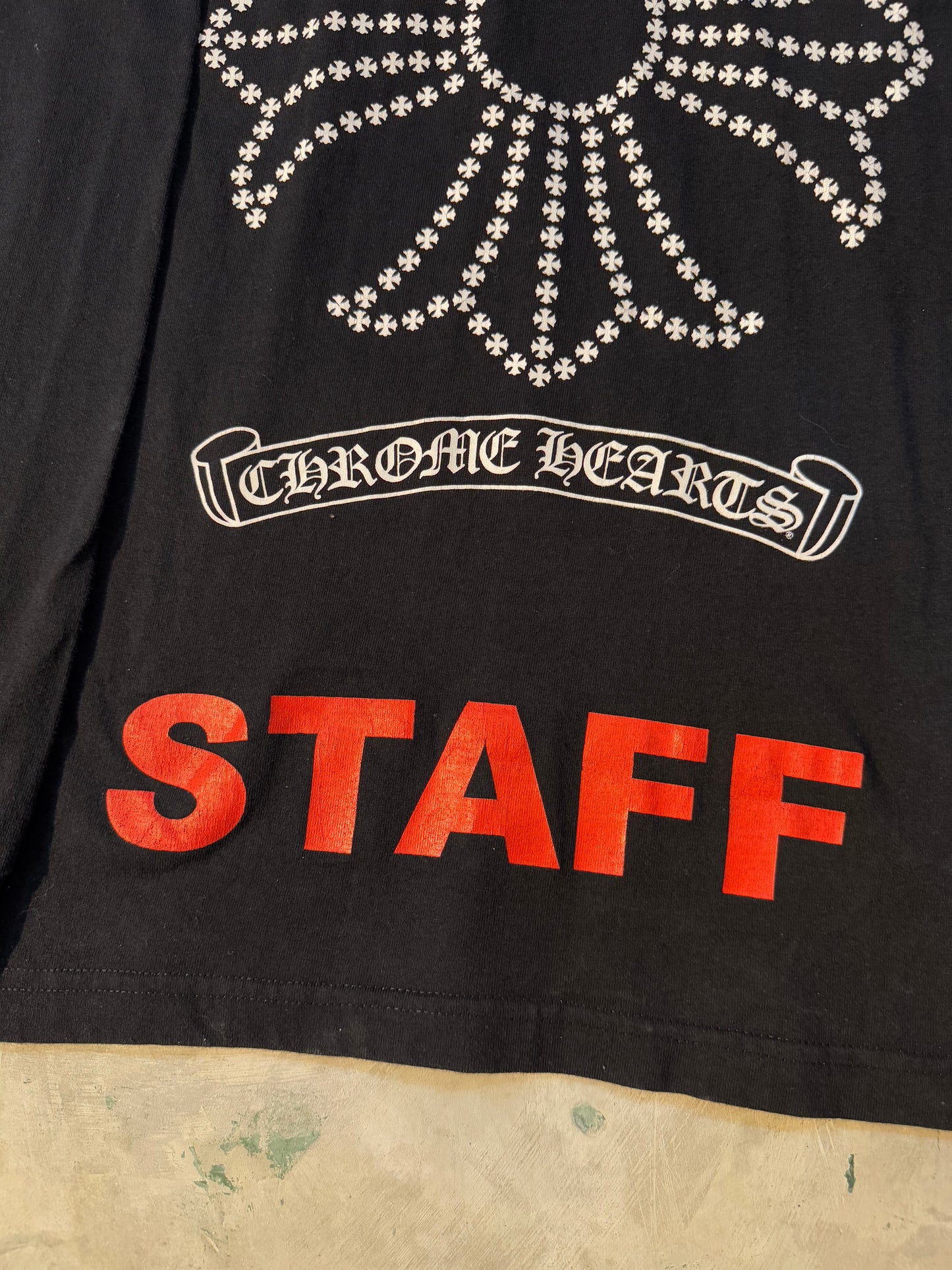 Vintage Chrome Hearts ‘STAFF’ Longsleeves