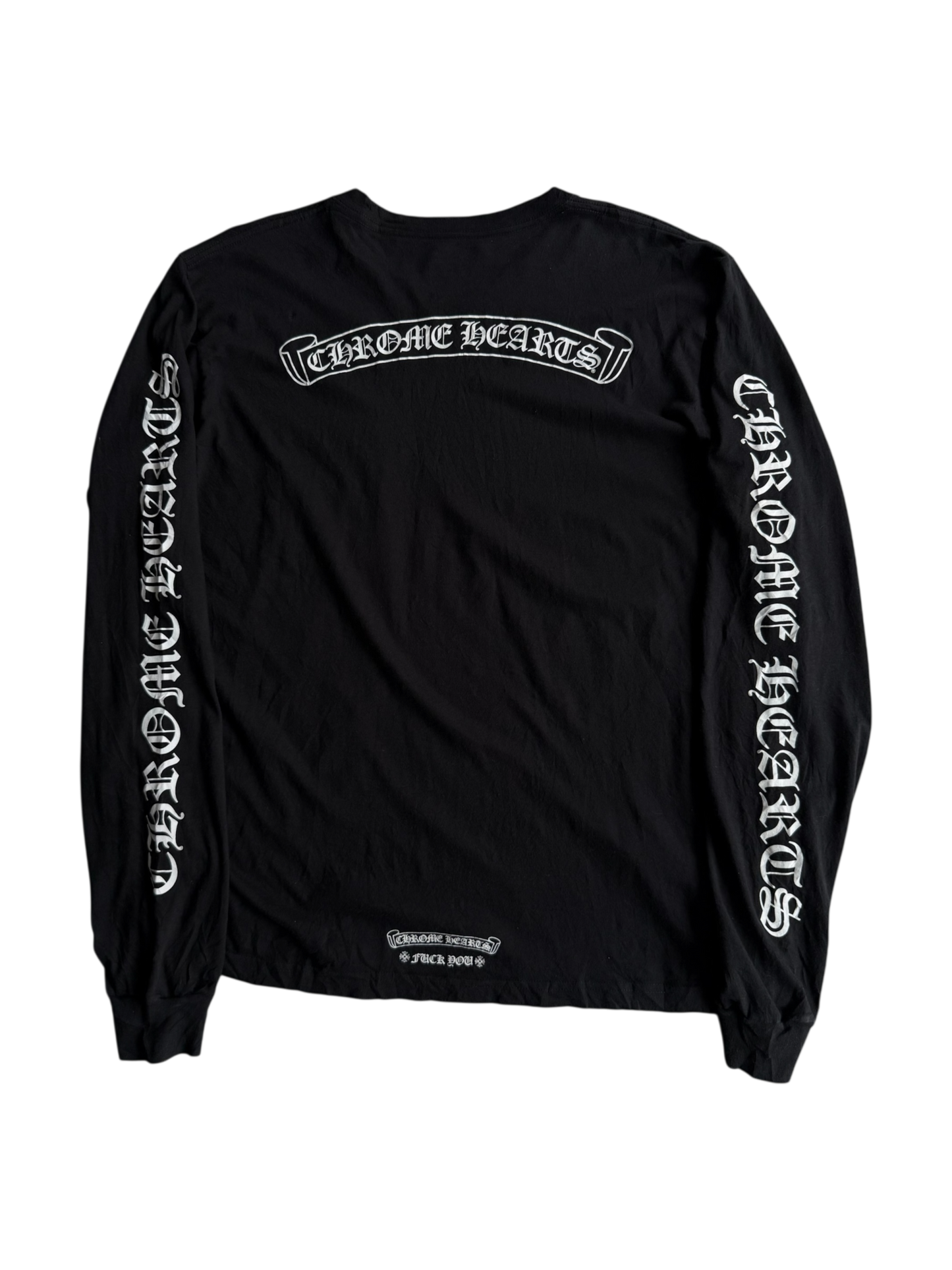 Chrome Hearts Scroll Logo Longsleeves