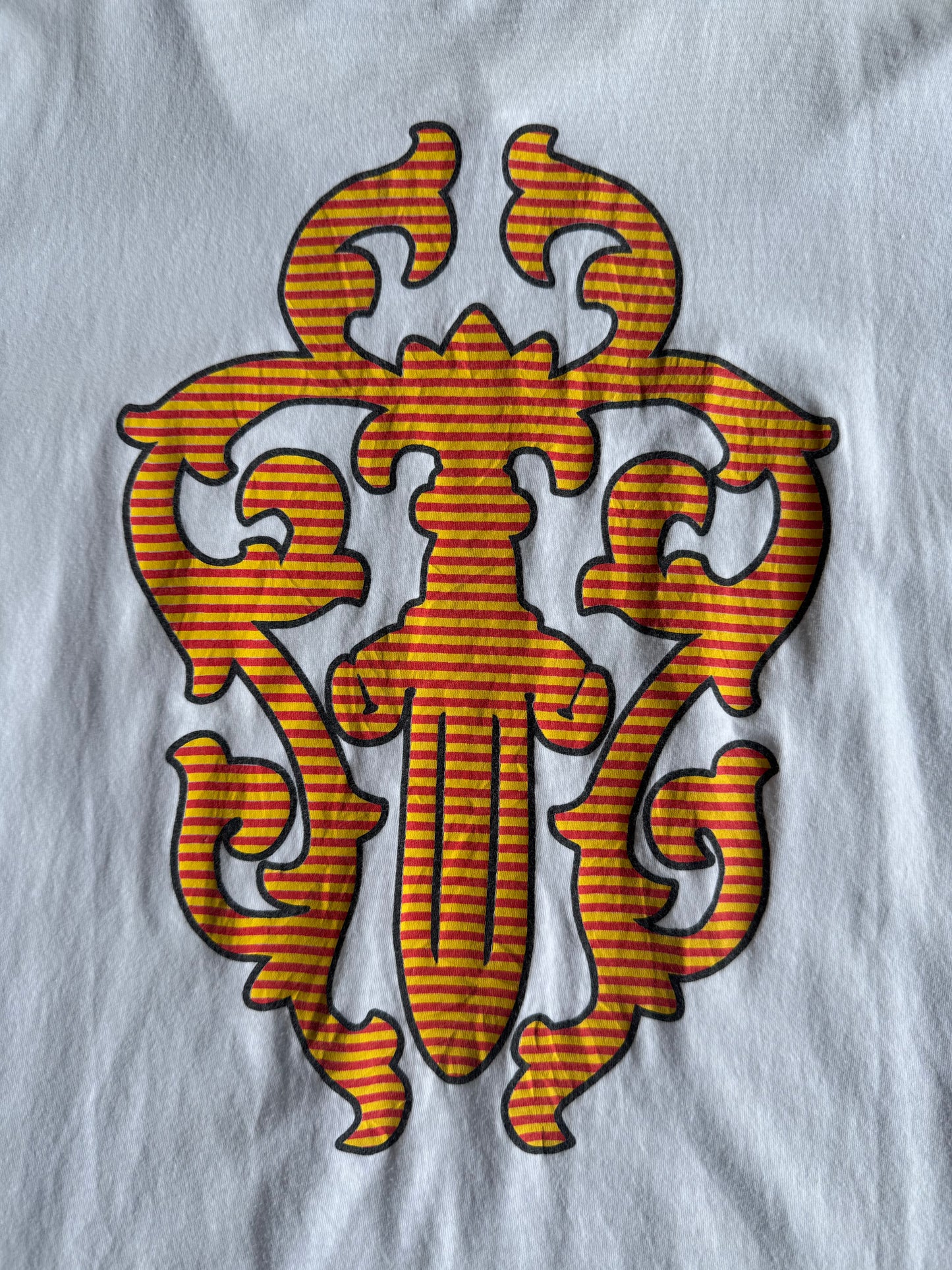 Chrome Hearts Orange Stripe Dagger Tee