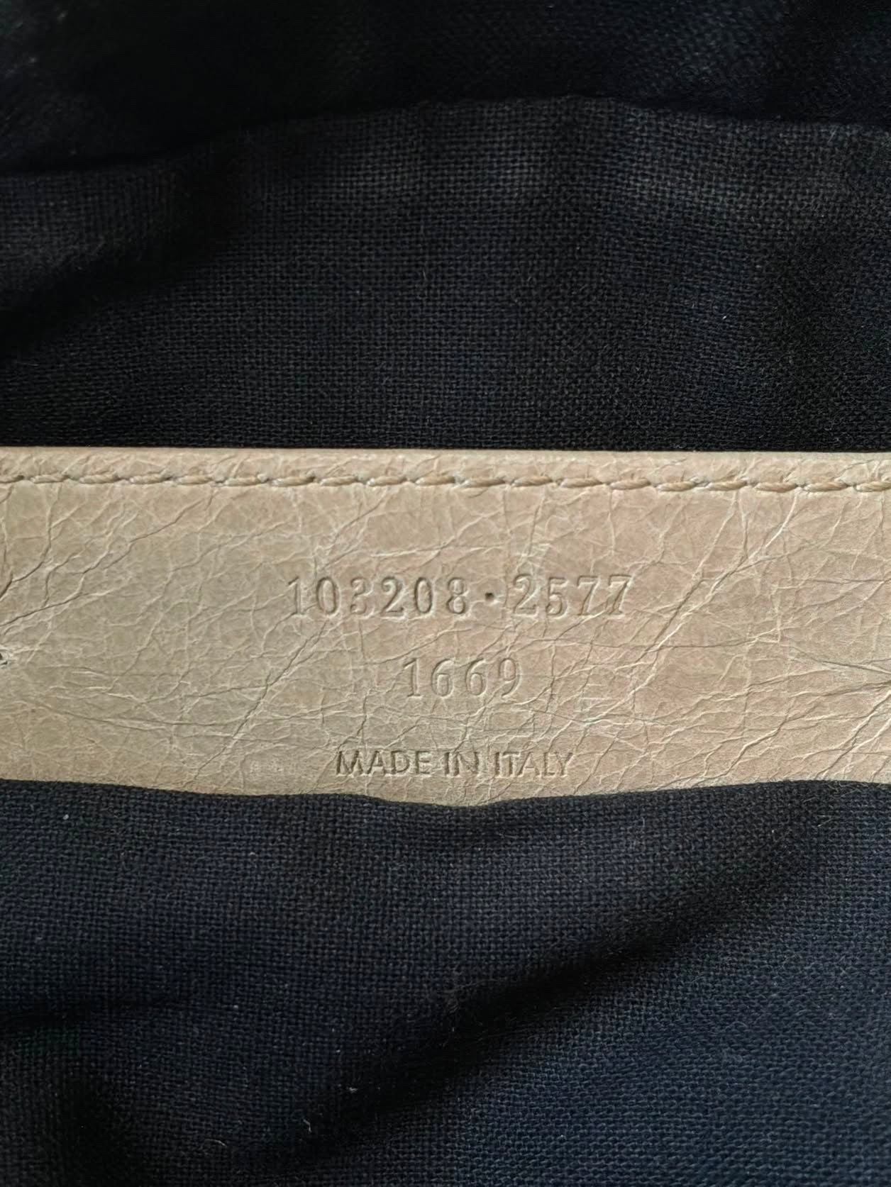 Balenciaga Le First Cream Lambskim Bag