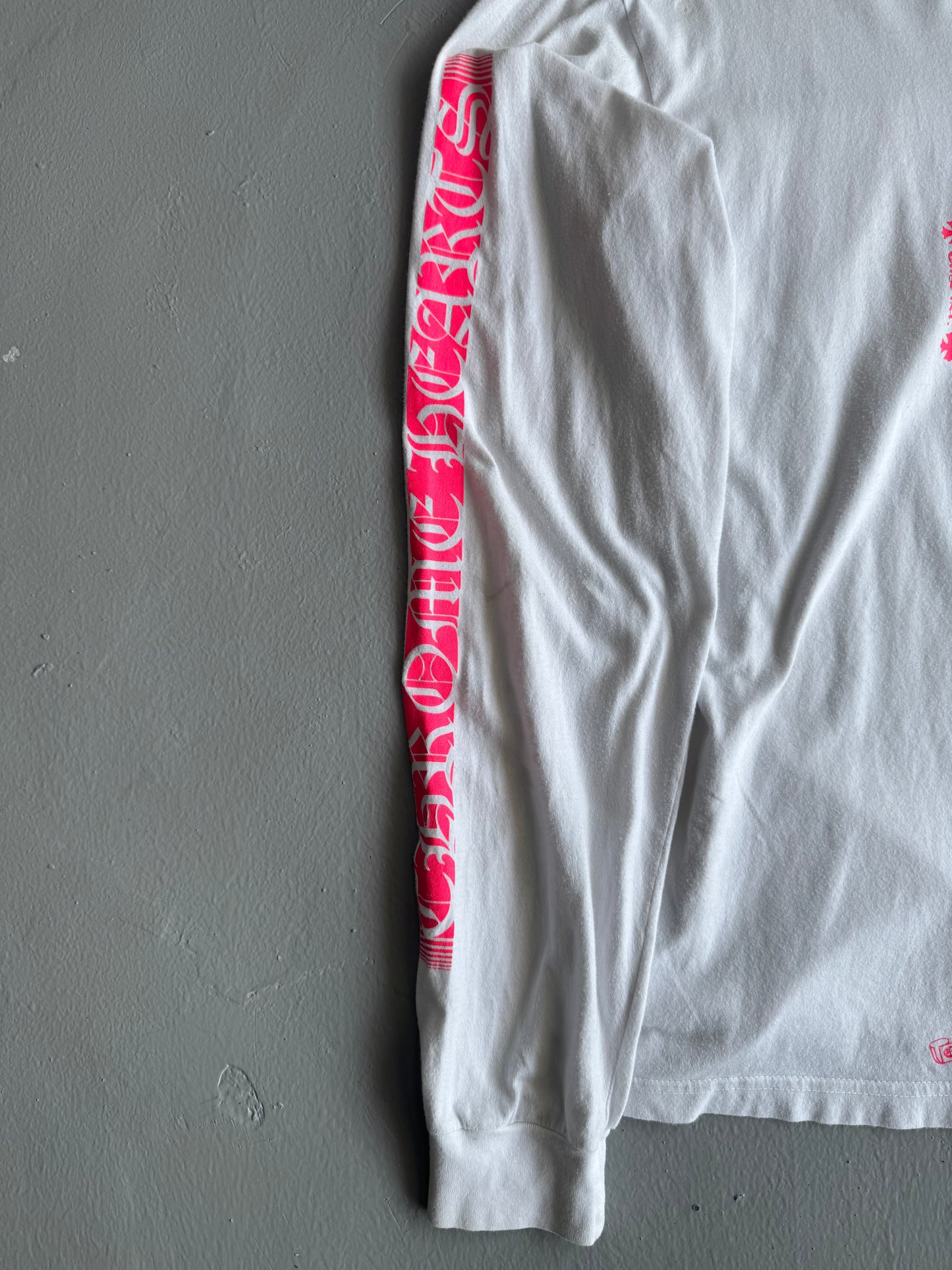 Chrome Hearts Pink Script Longsleeves