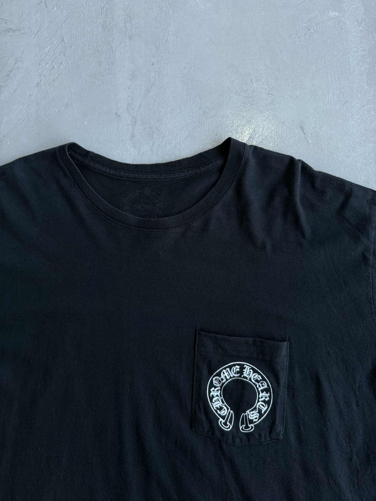 Chrome Hearts 2010’s T-Bar Logo Horseshoe tee