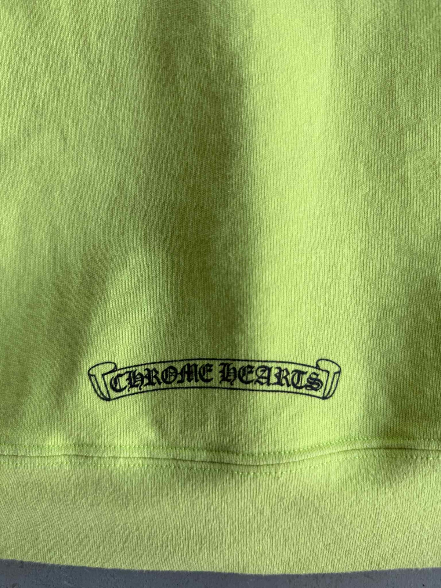 Chrome Hearts Matty Boy Lime Green Chainlink Hoodie