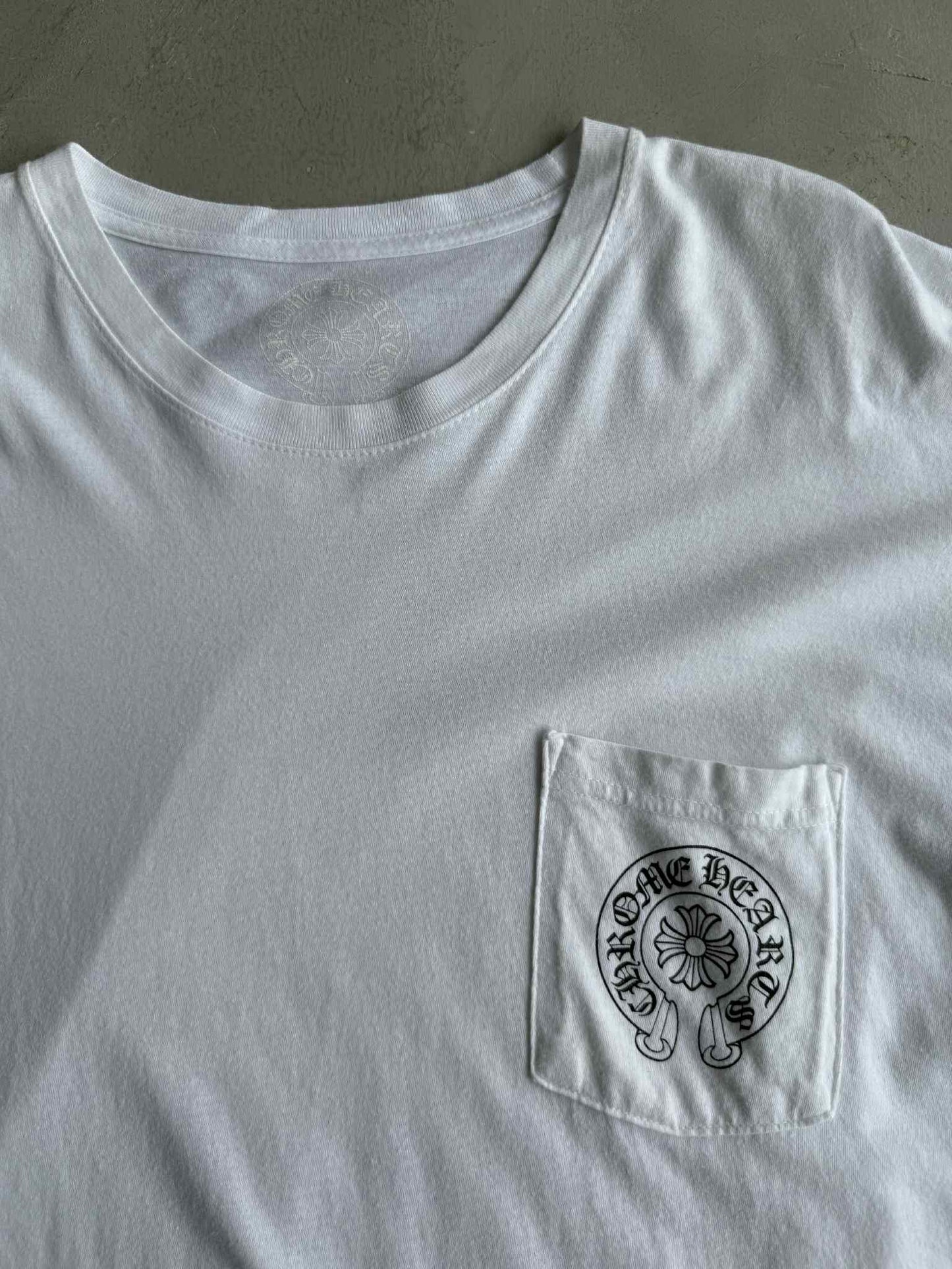 Chrome Hearts White Horseshoe Honolulu Tee