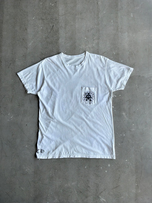 Chrome Hearts Triple Cross Horseshoe White Tee