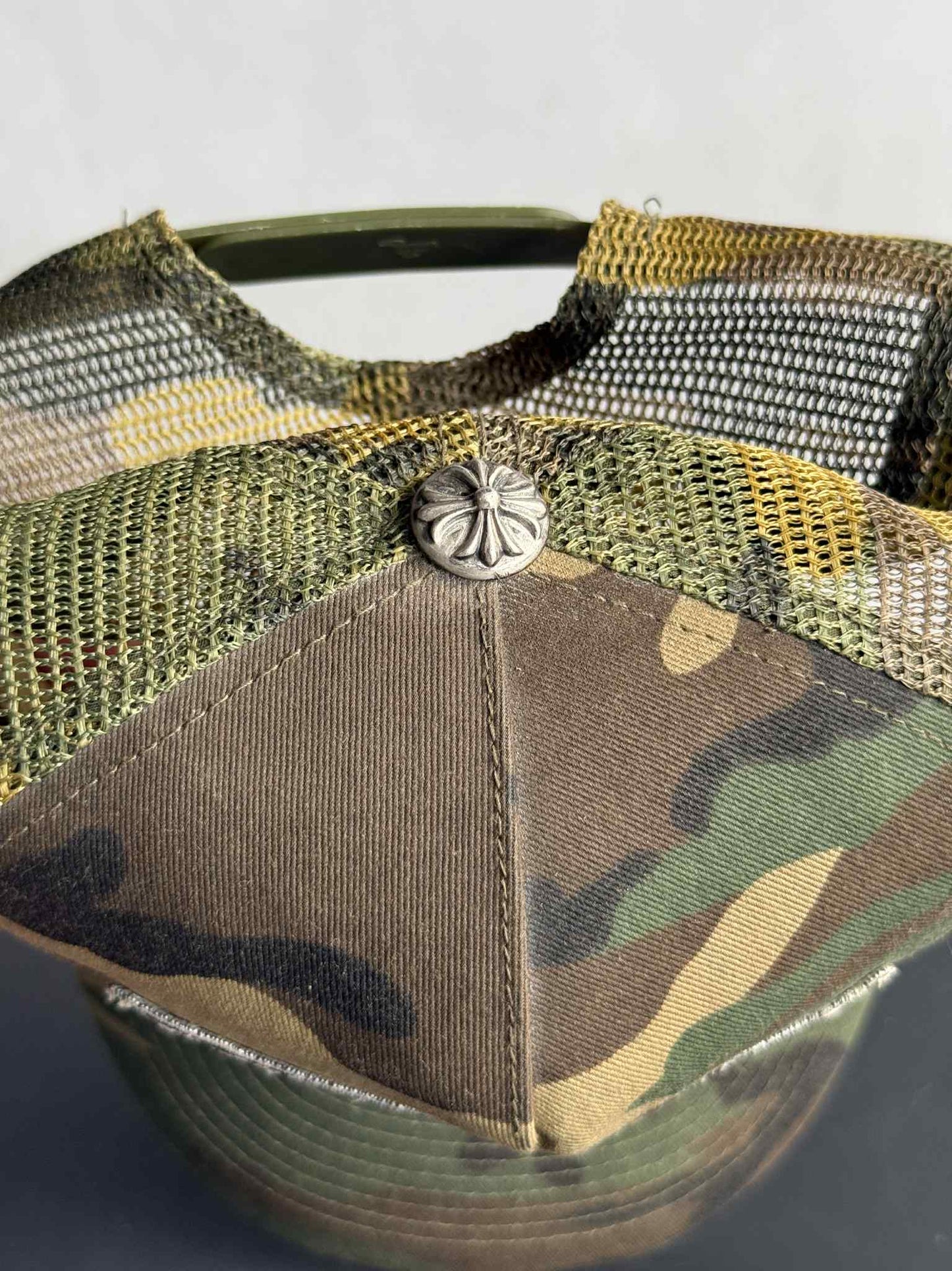 Vintage Chrome Hearts Camouflage Trucker Hat