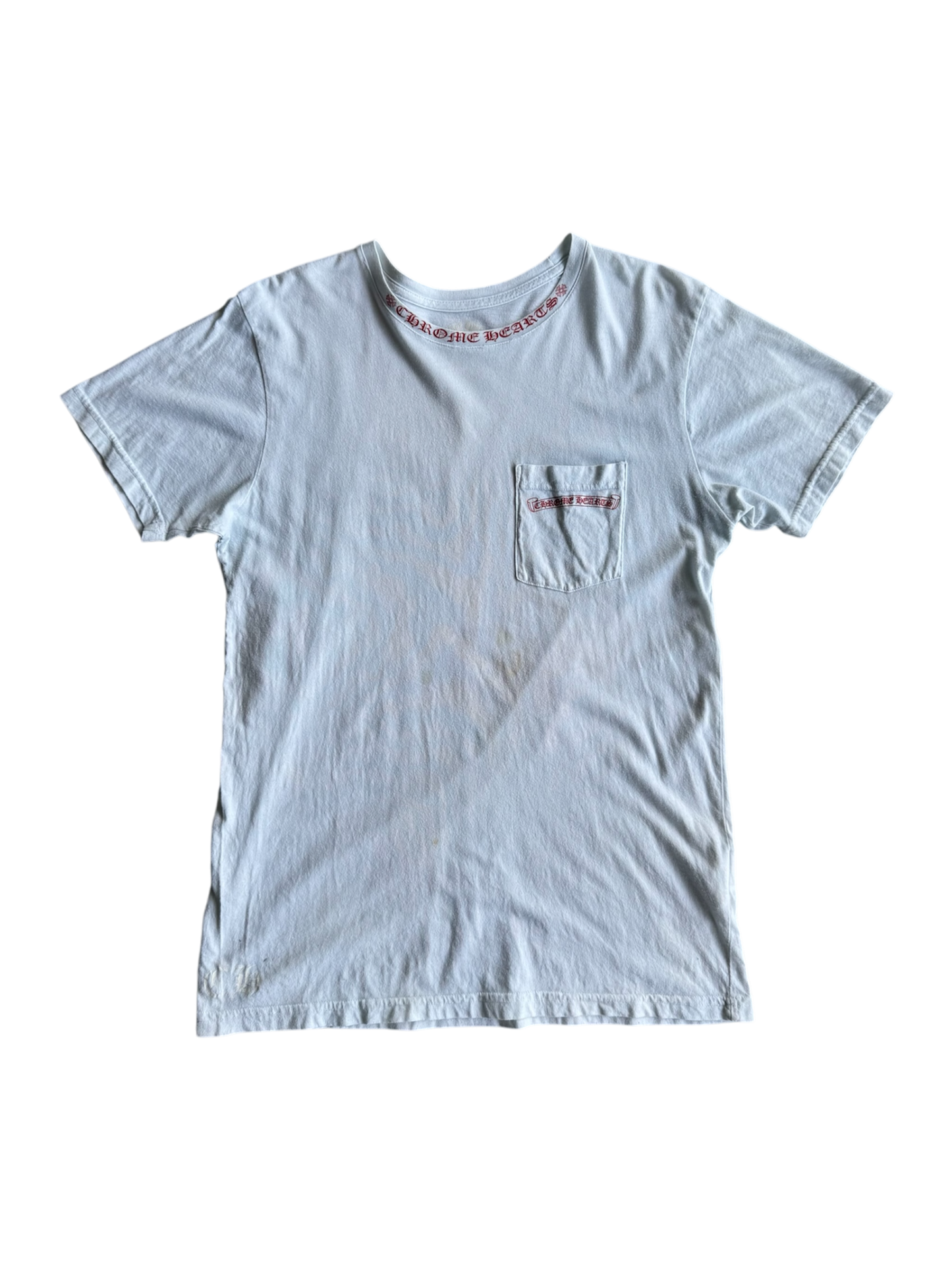 Chrome Hearts Red Script Horseshoe Tee