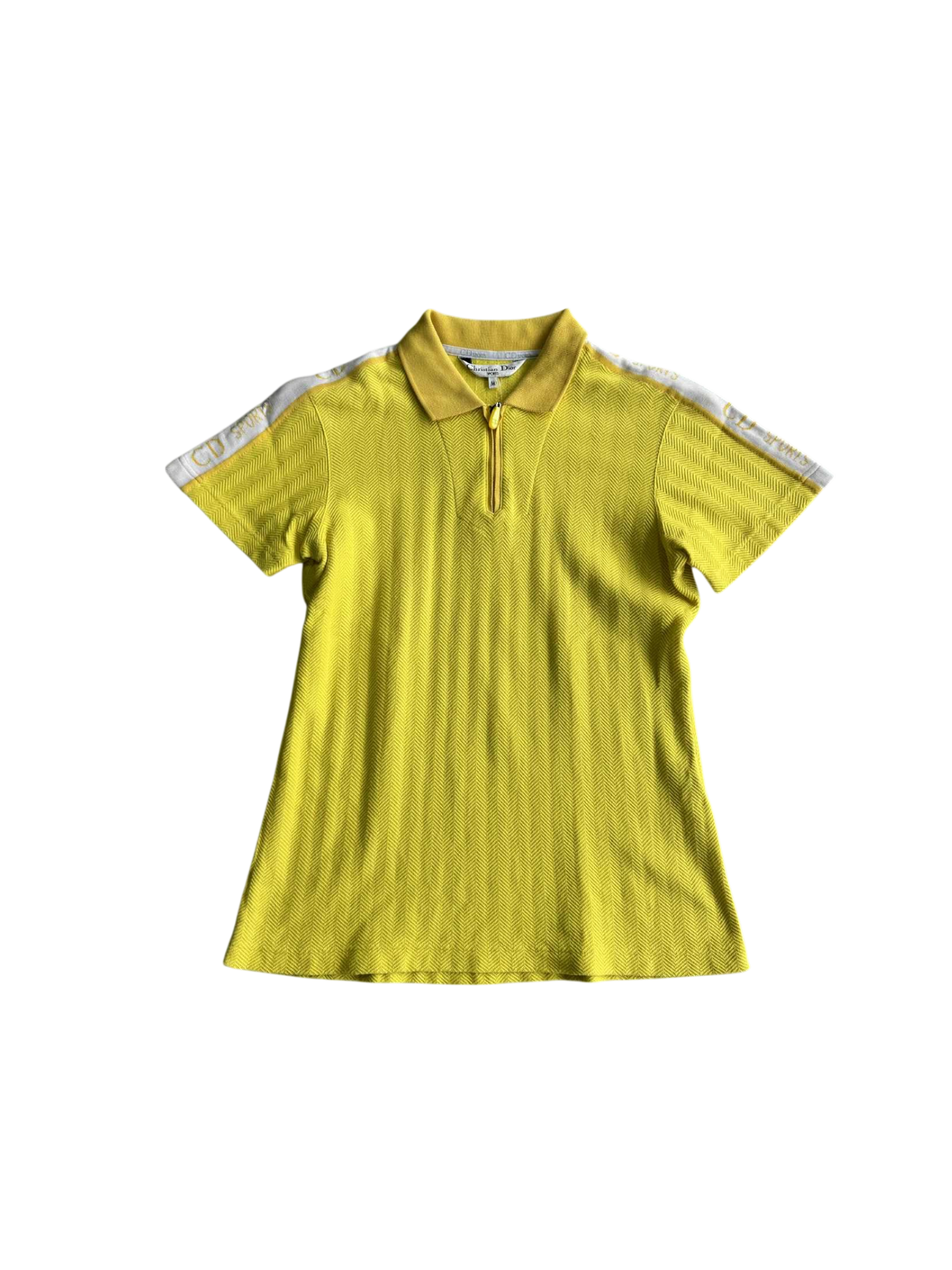 Vintage Christian Dior Sports Yellow Polo shirt