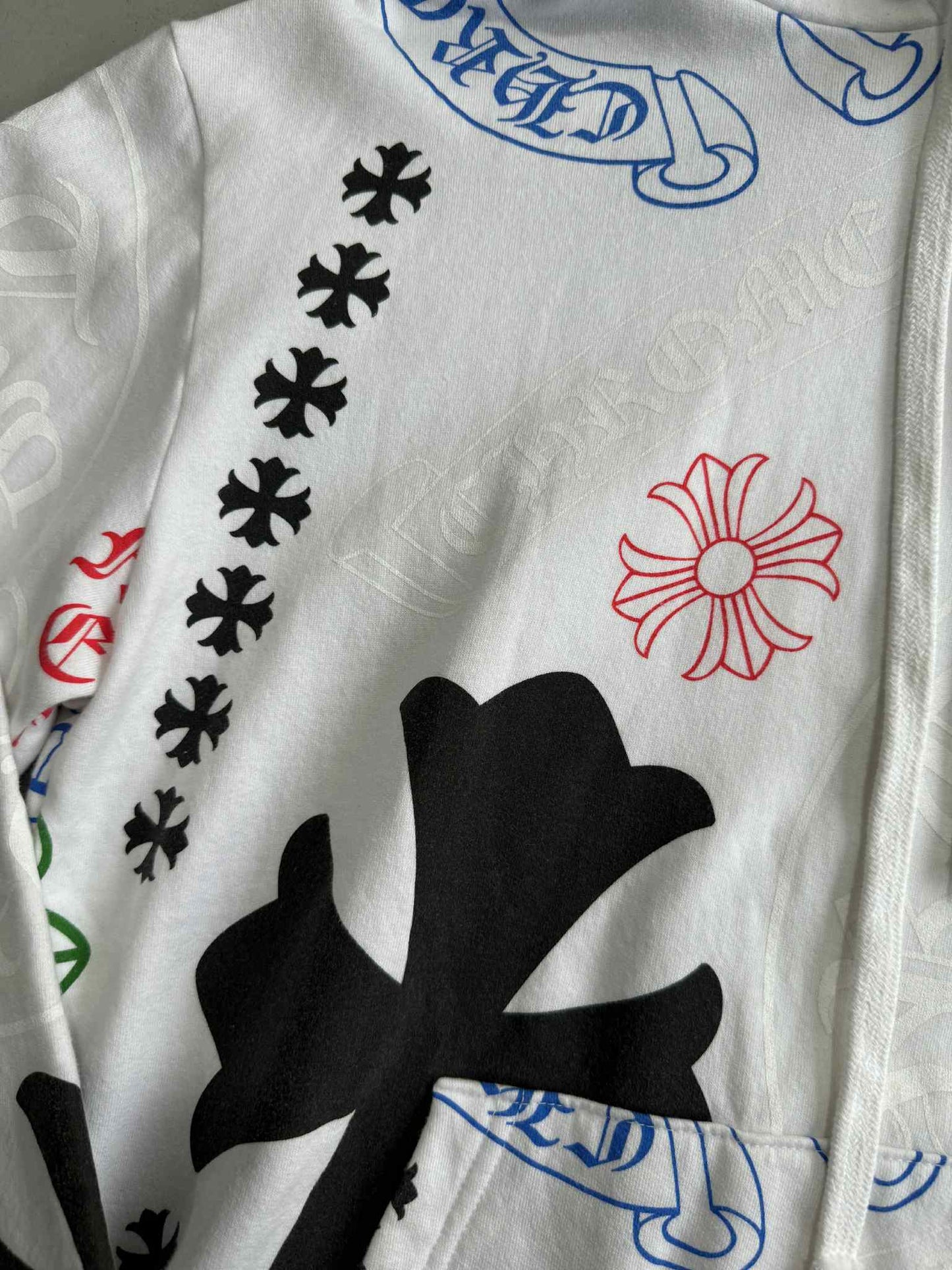 Chrome Hearts Stencil Pullover Hoodie