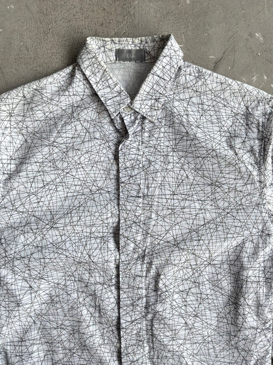 Dior Assymetrical Design Polo Longsleeves