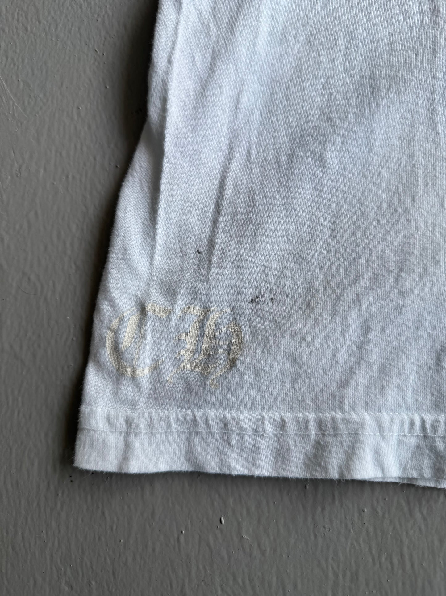 Chrome Hearts Red Script Horseshoe Tee