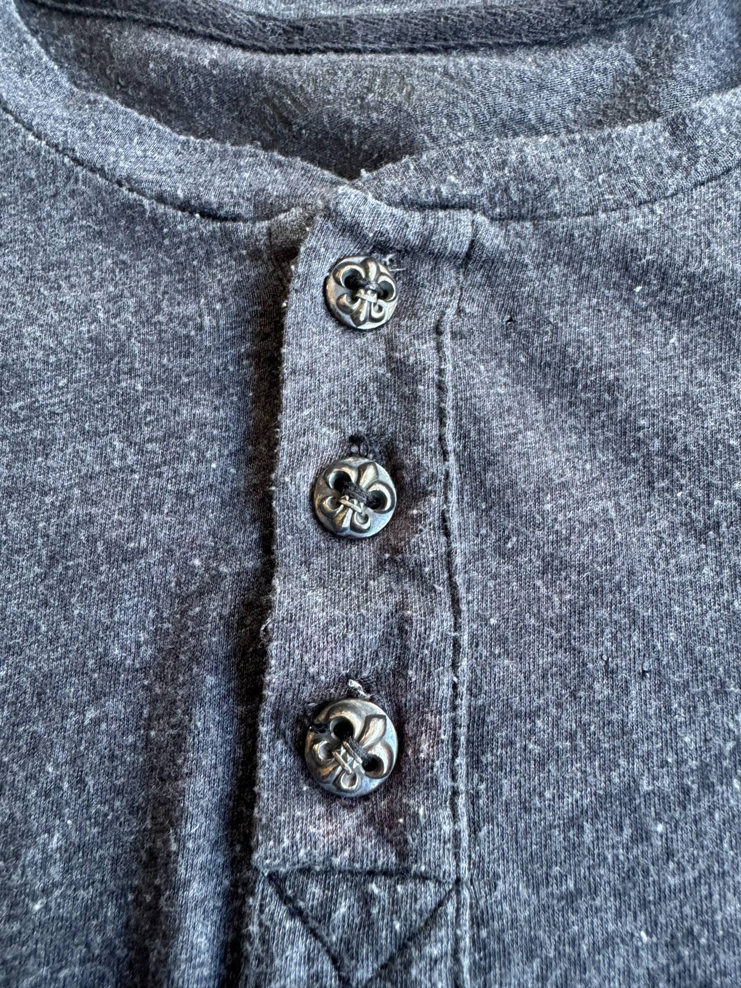 Chrome Hearts Henley ‘Triple Cross’ Longsleeves