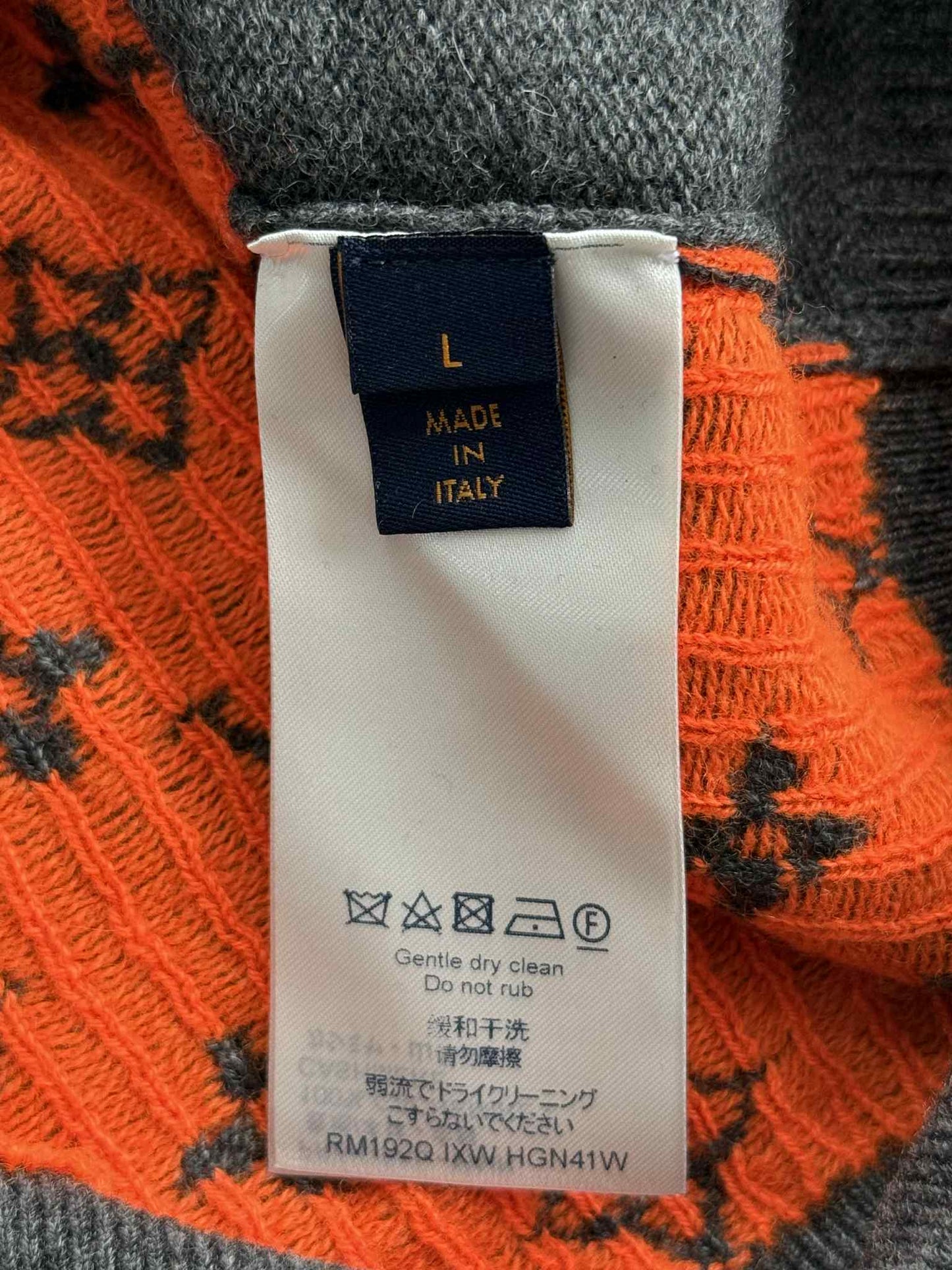 Louis Vuitton Monogram Cashmere Crewneck
