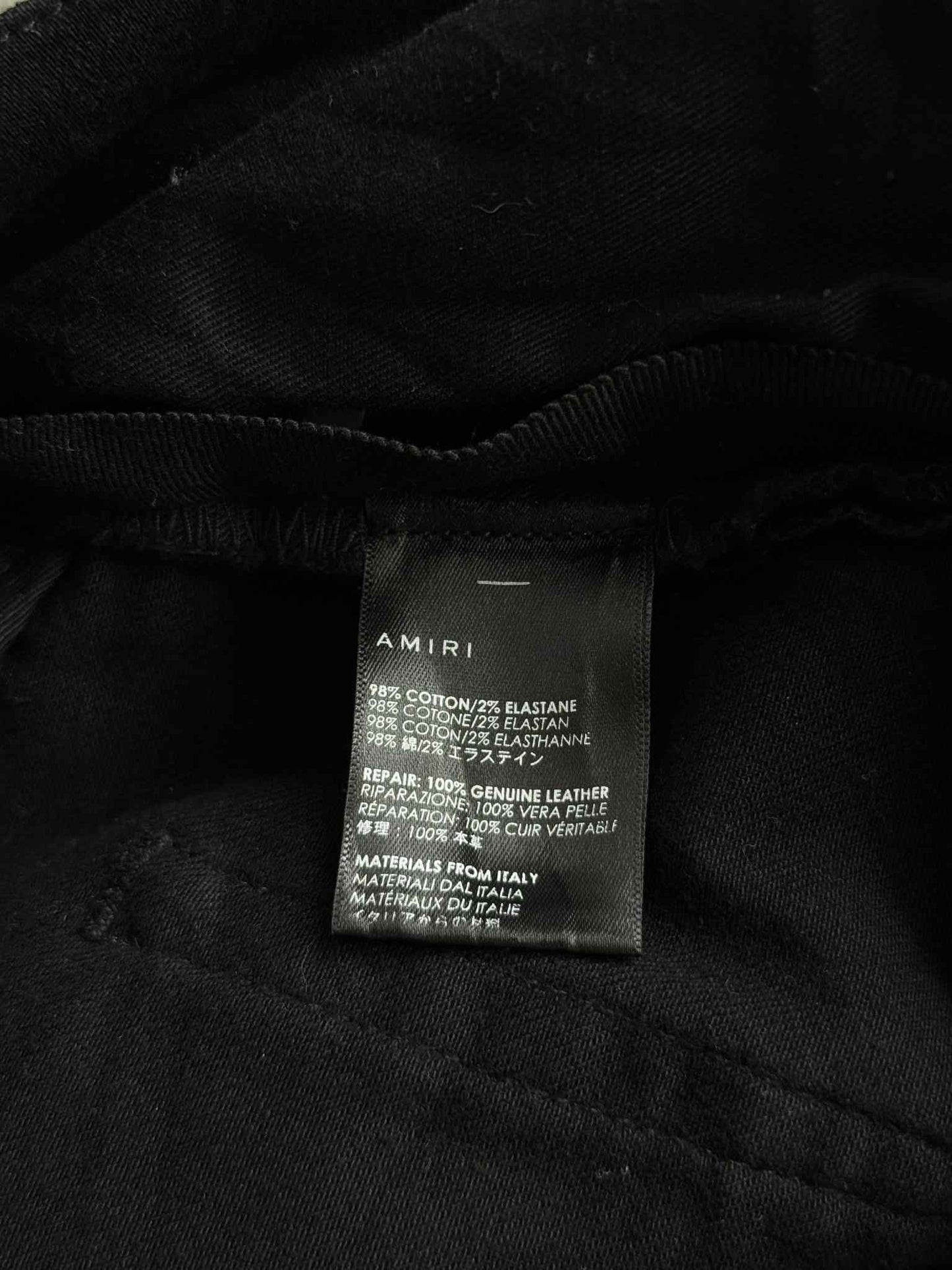 Amiri Distressed Skinny Jeans