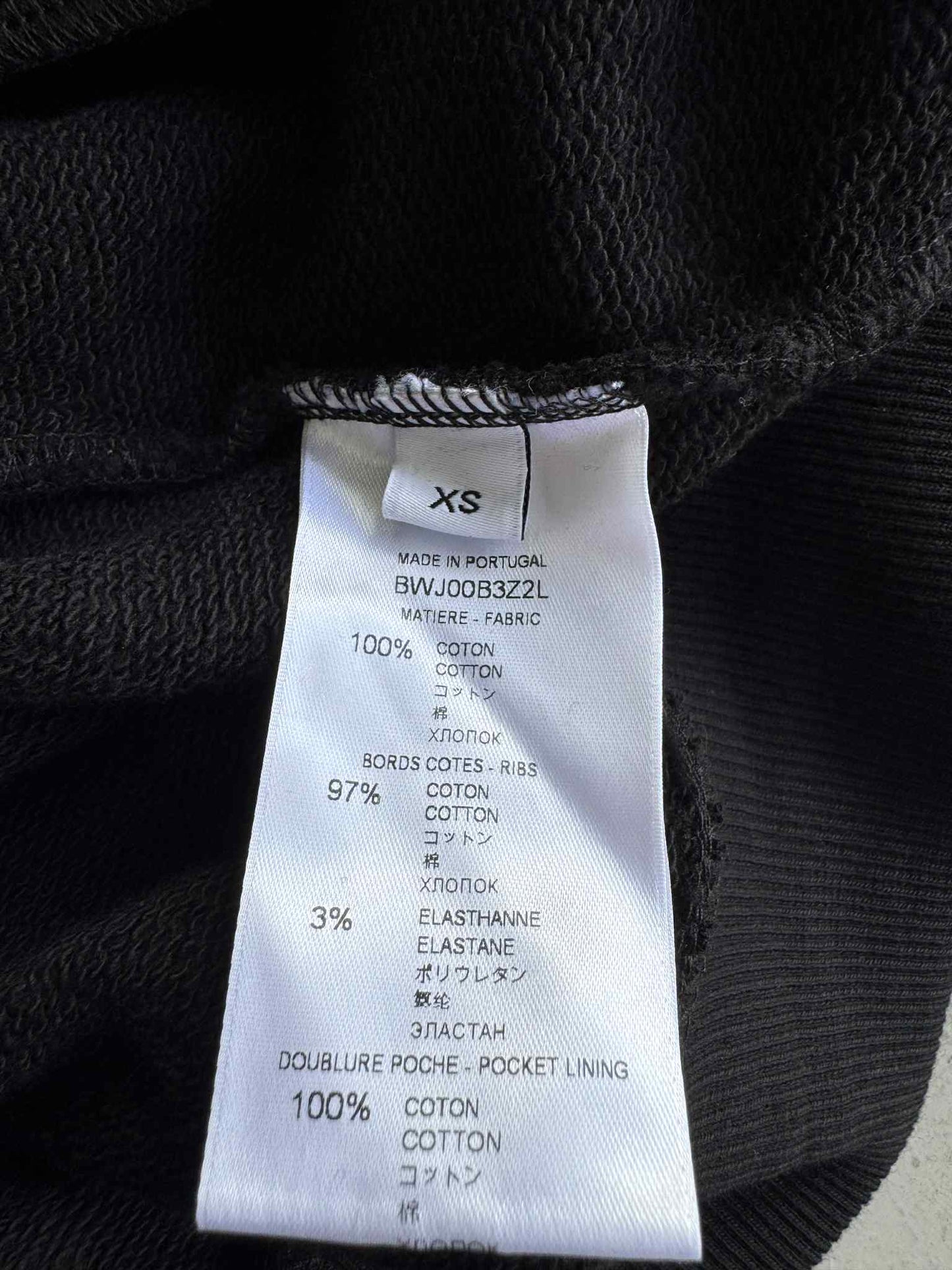 Givenchy Paris Spellout Black Hoodie