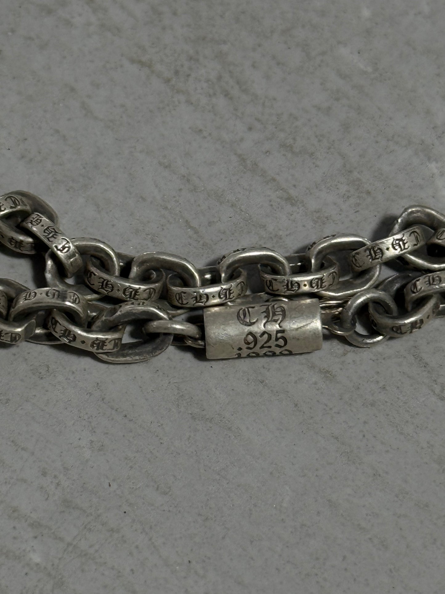 Chrome Hearts 8” Paper Chain Bracelet