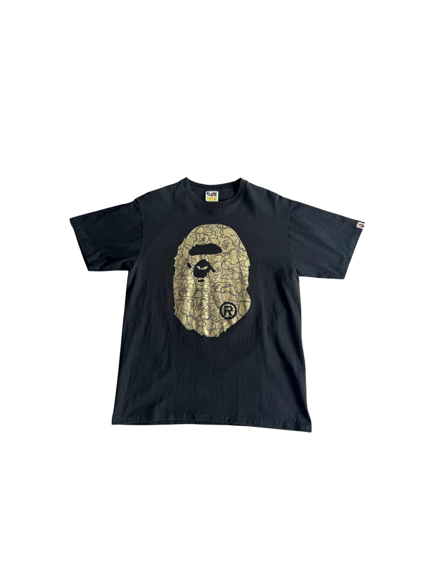 Bape Big Head Camou Black Shirt