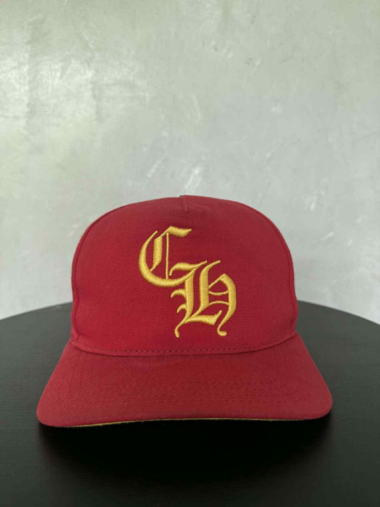 Chrome Hearts Red CH imbroidered Baseball Cap