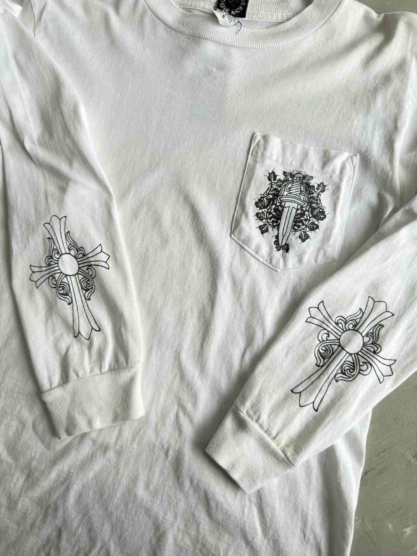 Chrome Hearts Vintage Floral Dagger
