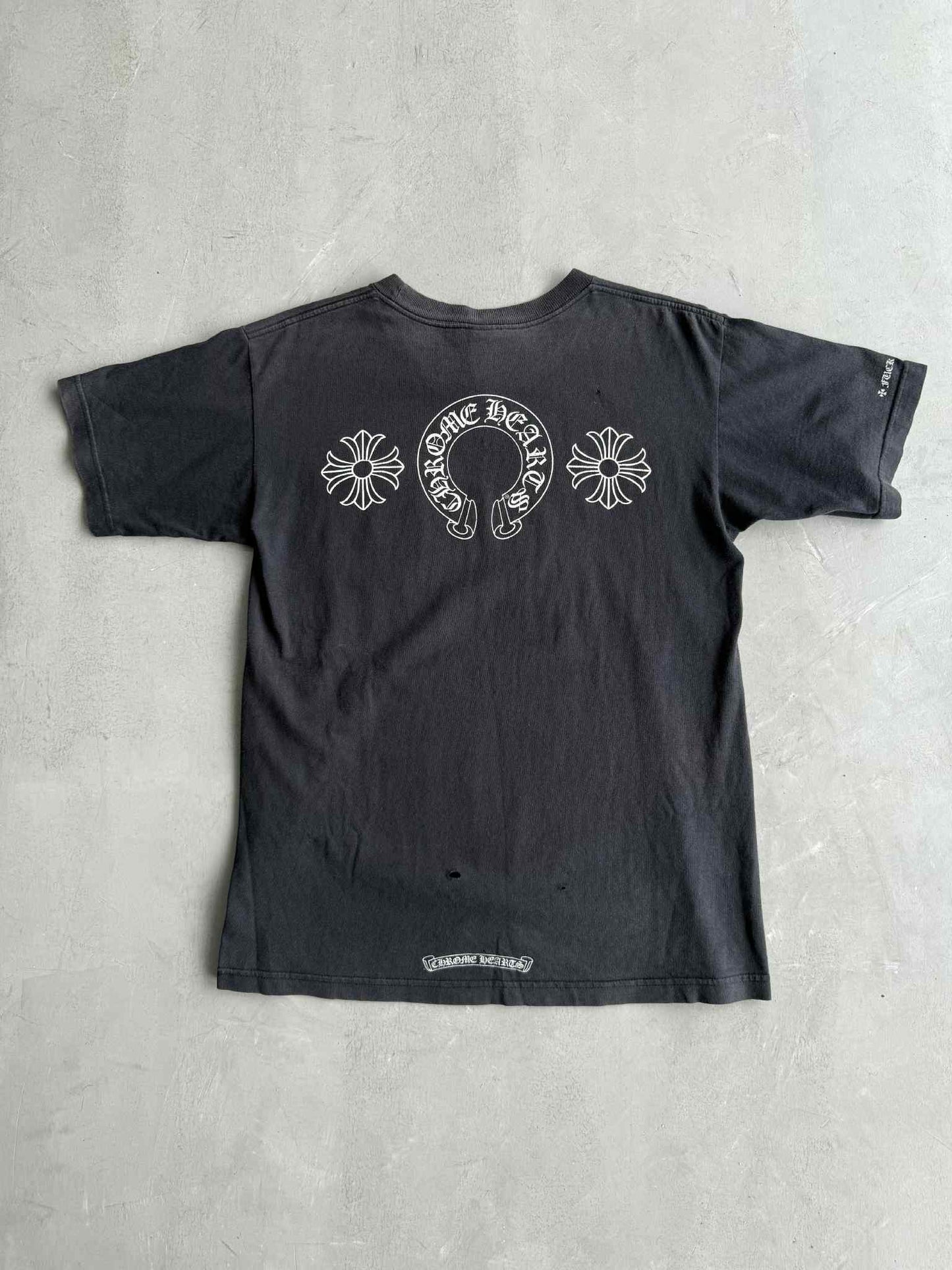 Chrome Hearts Black Horseshoe tee