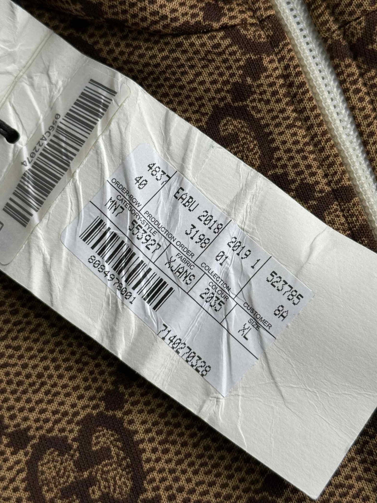 Gucci zip Jacket Monogram Monkey Back Design