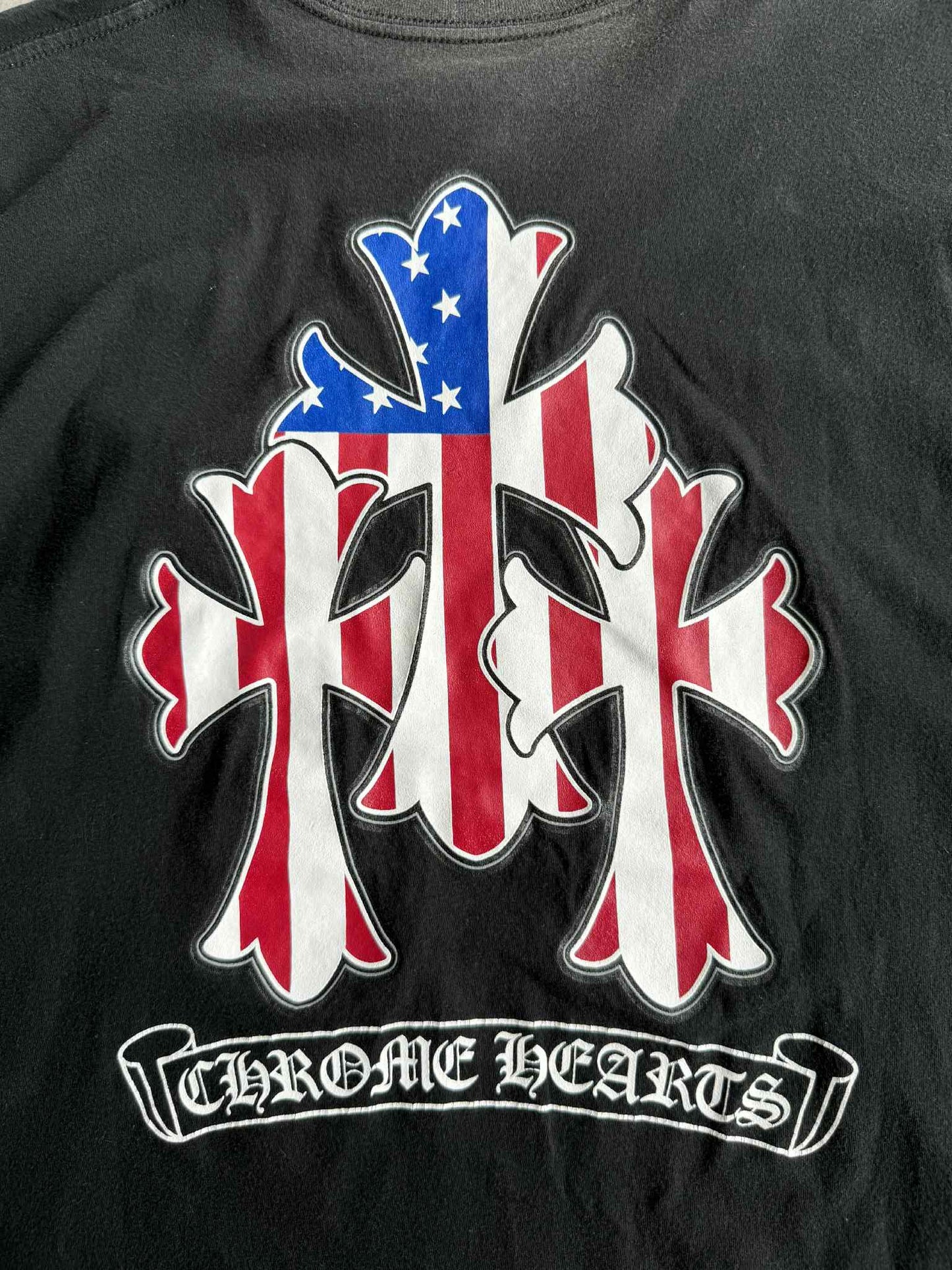 Chrome Hearts Tripple Cross National Flag Tee