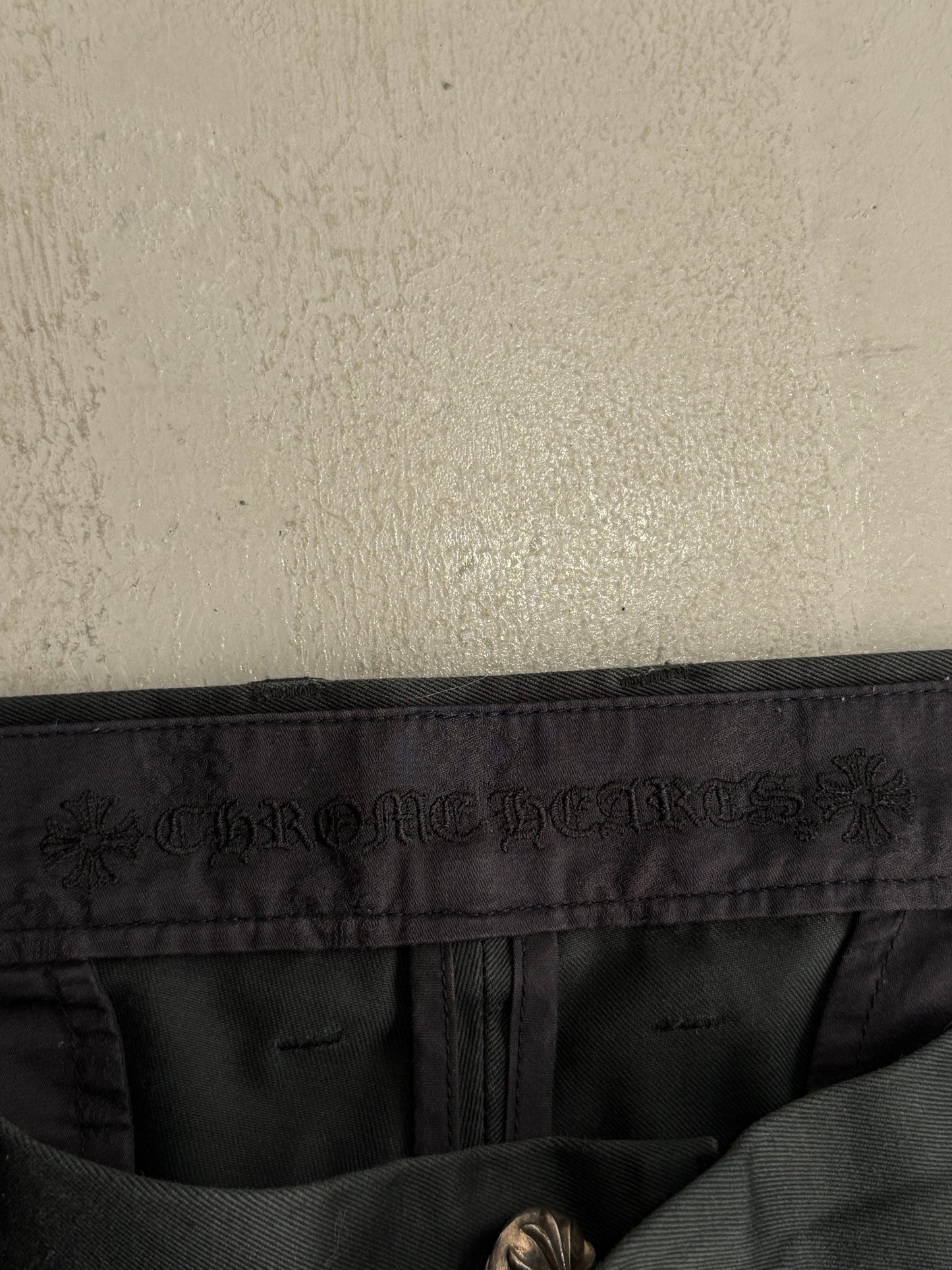 Chrome Hearts Spiderman Cross Patches Chino Pants