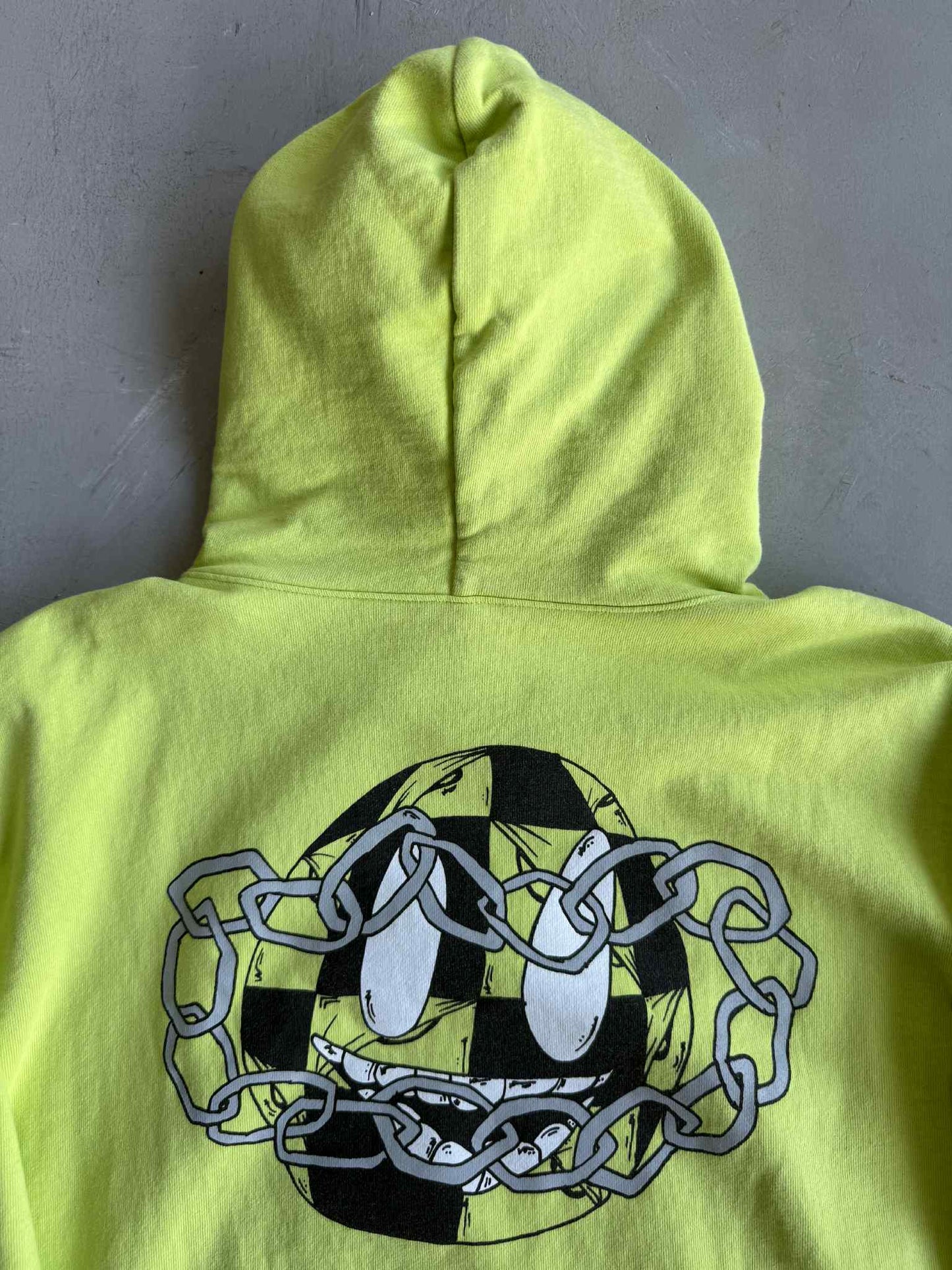 Chrome Hearts Matty Boy Lime Green Chainlink Hoodie
